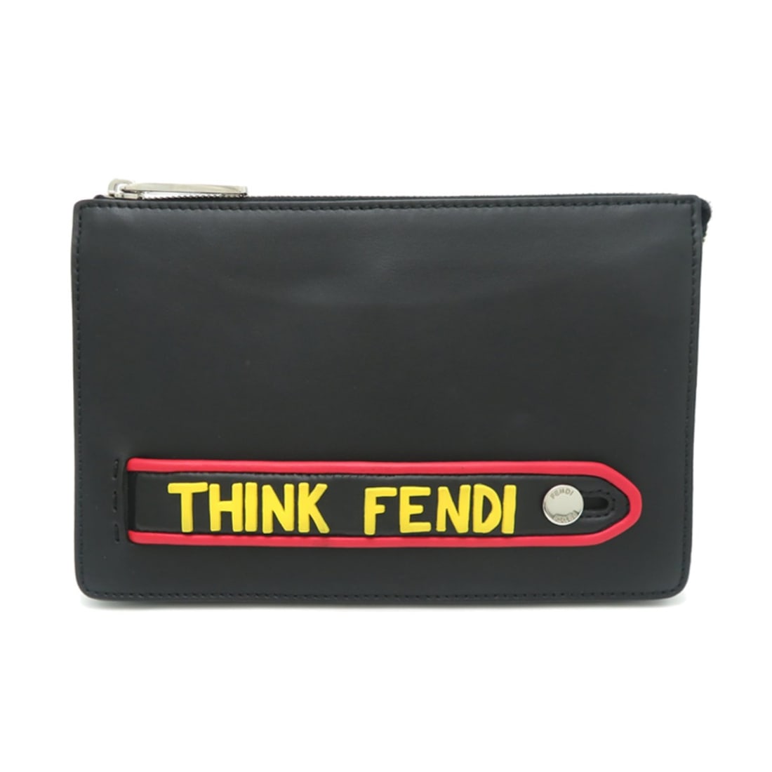 Fendi Men's Clutch Bag 7VA350 Leather Black (1 of 20)