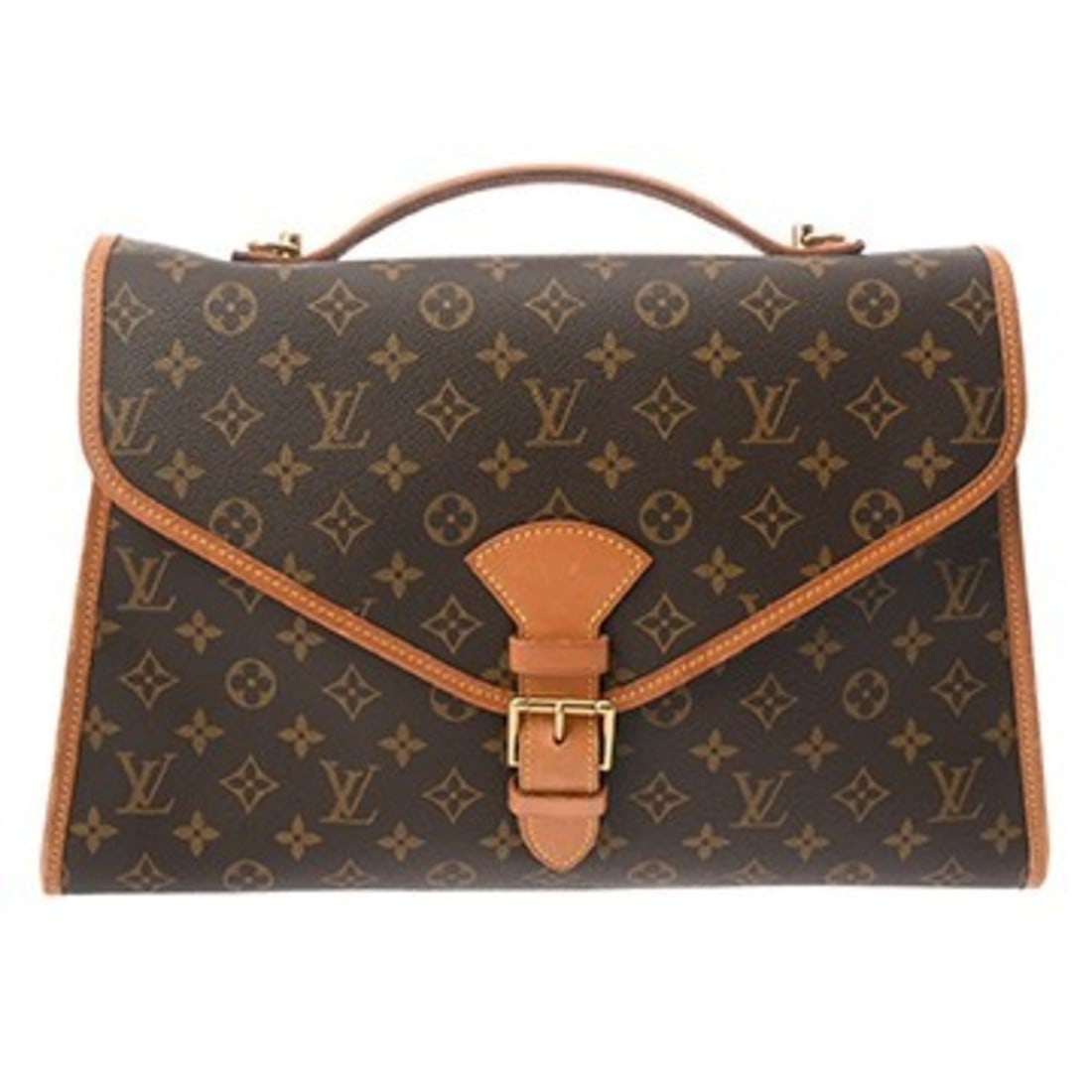 LOUIS VUITTON Louis Vuitton Monogram Beverly 2WAY Brown M51121 Men's Women's Canvas Business Bag B: --- Catalog ---Category: SizeSize (HxWxD): 26.5cm x 40cm x 11cm / 10.43'' x 15.74'' x 4.33''Category: DesignType: BriefcaseColor: BrownGender: Men,WomenMaterial: Monogram Category: GeneralMPN: M51121B