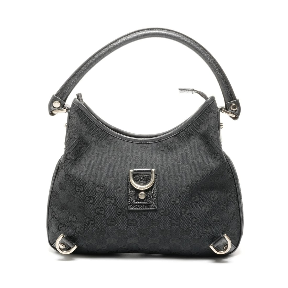 Gucci GG Canvas Abbey One-Shoulder Shoulder Bag in Black: --- Catalog ---Category: SizeSize (HxWxD): 24cm x 30cm x 4.5cm / 9.44'' x 11.81'' x 1.77''Category: DesignType: Shoulder bagColor: BlackGender: WomenCategory: GeneralBrand: GucciCountry of Origin: