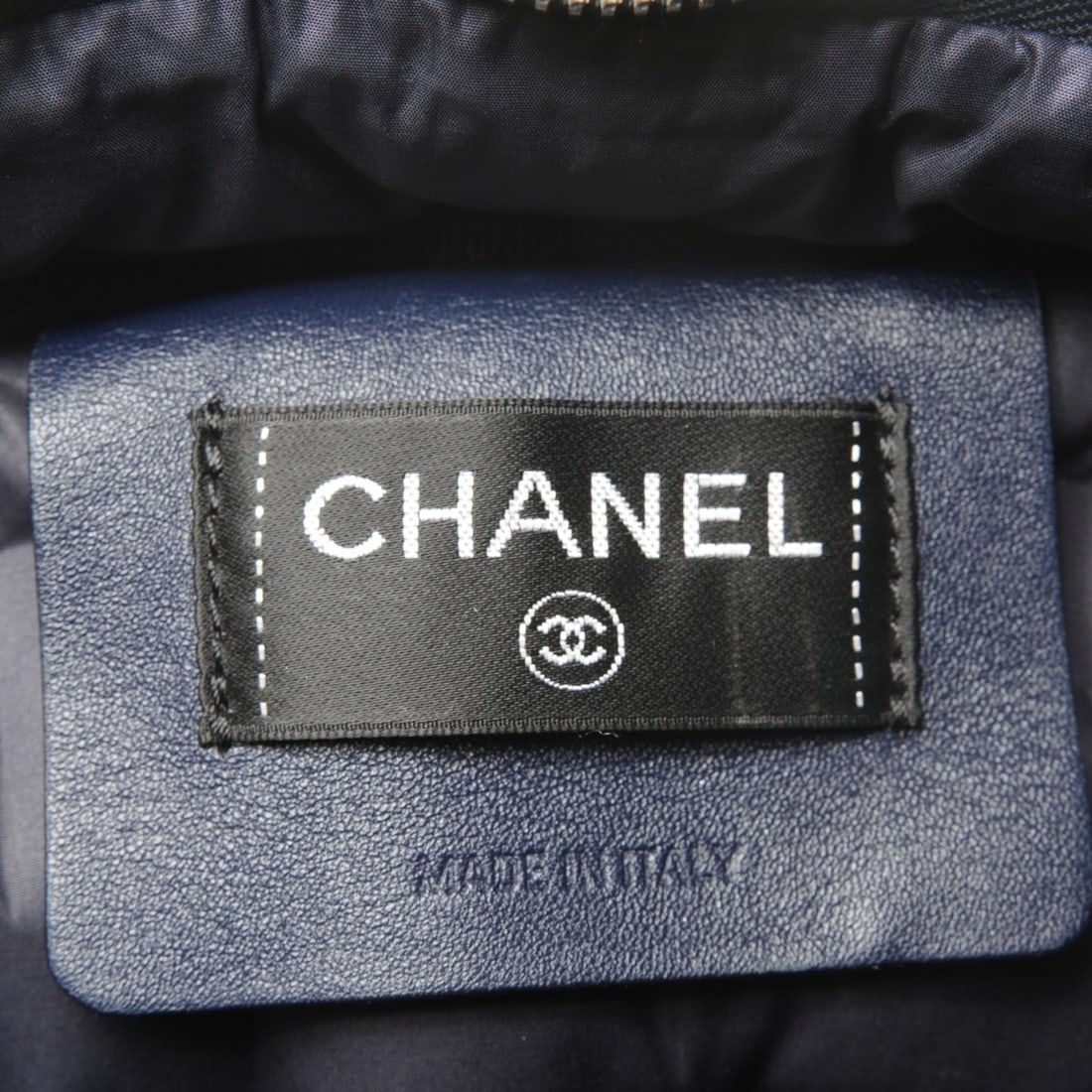CHANEL Logo Padded Backpack/Daypack, Silver, WS26103 - 10