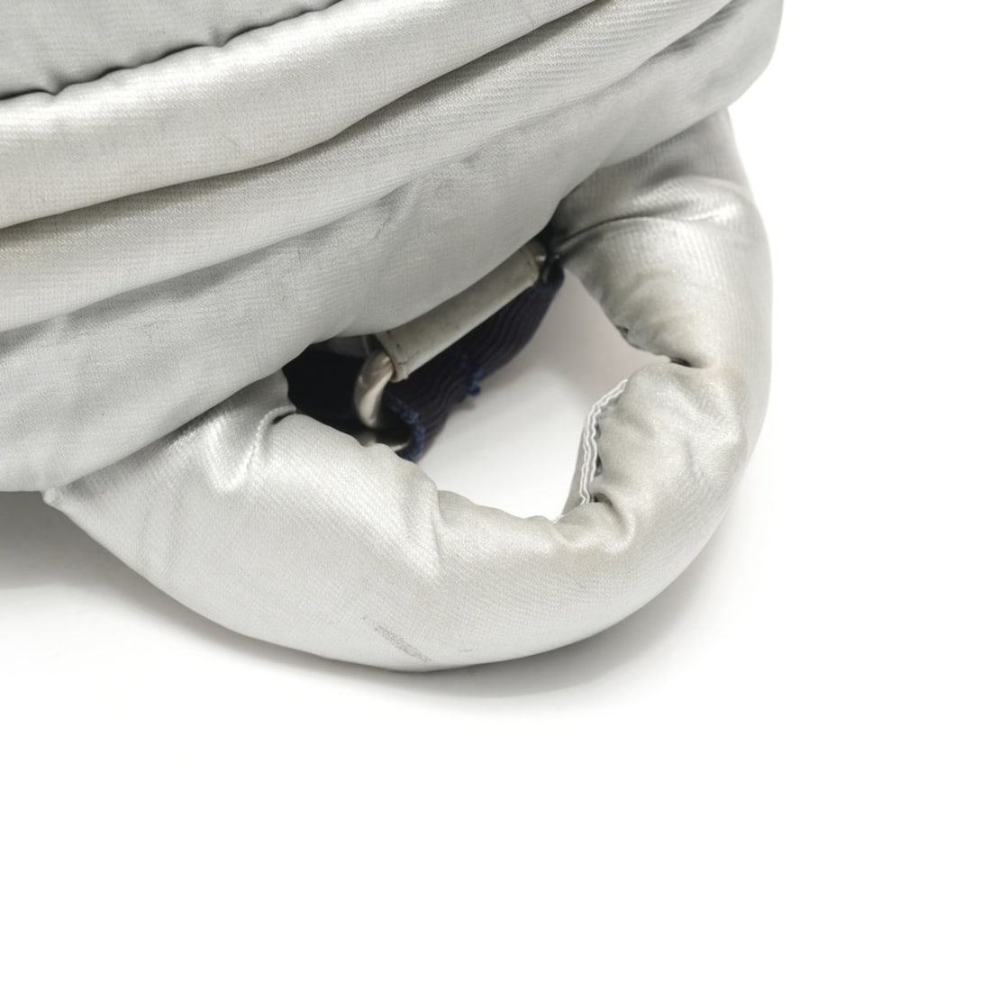 CHANEL Logo Padded Backpack/Daypack, Silver, WS26103 - 12