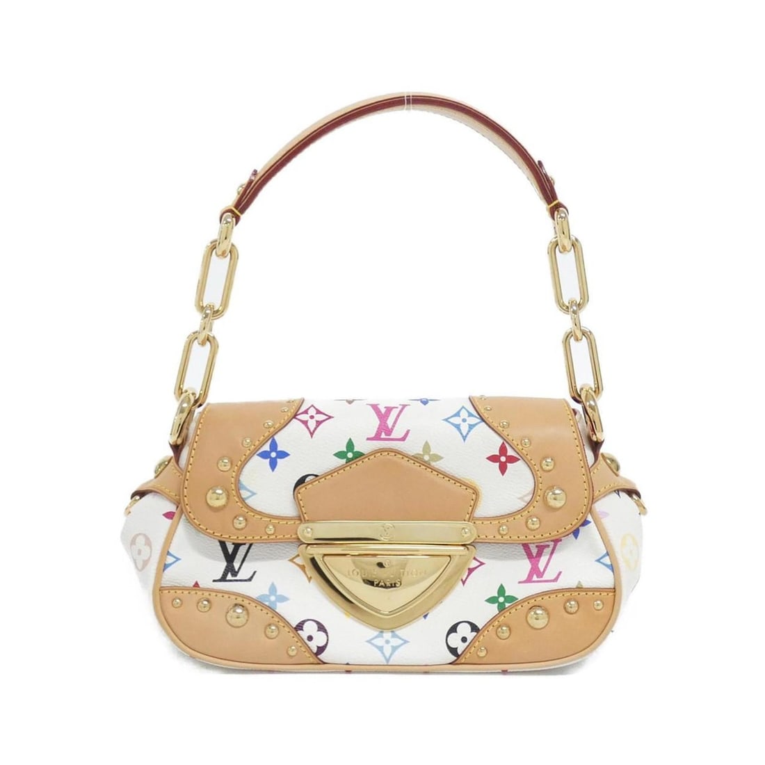 Louis Vuitton Multicolor Marilyn M40127 Shoulder Bag: --- Catalog ---Category: SizeSize (HxWxD): 14cm x 28cm x 11cm / 5.51'' x 11.02'' x 4.33''Category: DesignType: Shoulder bagColor: WhiteGender: Men,WomenMaterial: Coated canvas Hardware Color: GoldCate