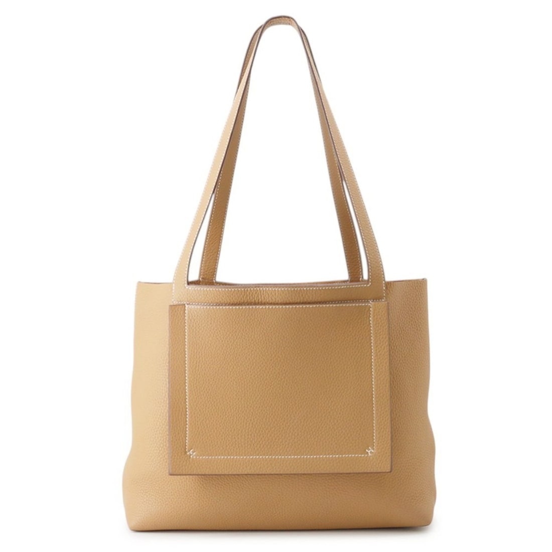 Hermes Cabasellier 31 Tote Bag, Biscuit, Taurillon Clemence Leather, B Stamp, HERMES Handbag,: --- Catalog ---Category: SizeSize (HxWxD): 24.5cm x 37cm x 10cm / 9.64'' x 14.56'' x 3.93''Category: DesignType: Handbag, Tote bagGender: WomenMaterial: Taurillon clemence leather Category: GeneralBra