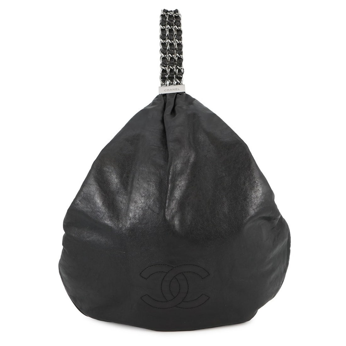 Chanel Chain Handbag, Coco Mark Leather, CHANEL Shoulder Bag, Black, Handbag for Women,: --- Catalog ---Category: SizeSize (HxWxD): 46cm x 41cm x 9cm / 18.11'' x 16.14'' x 3.54''Category: DesignType: Handbag, Shoulder bagColor: BlackGender: WomenMaterial: Leather Category: GeneralBrand: C