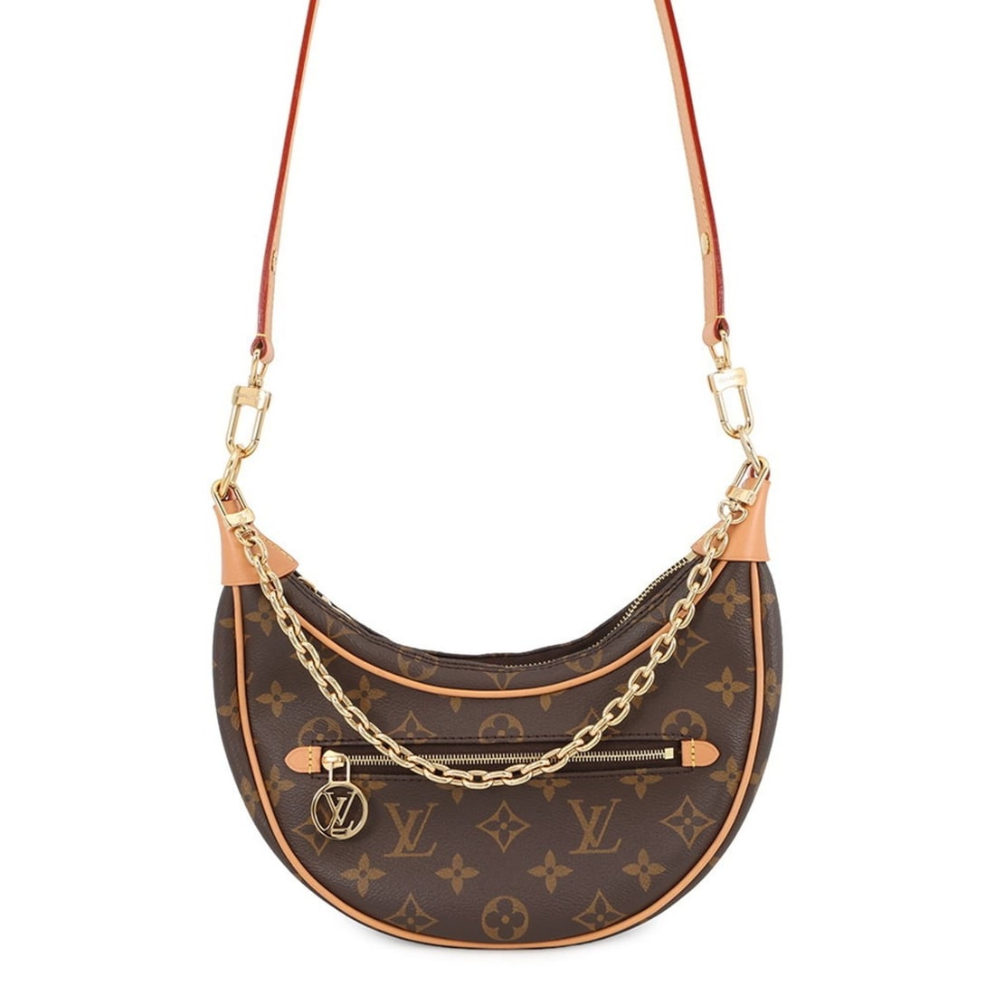 Louis Vuitton Monogram Loop Shoulder Bag M81098 LOUIS VUITTON 3-way Handbag for Women: --- Catalog ---Category: SizeSize (HxWxD): 12cm x 24cm x 6cm / 4.72'' x 9.44'' x 2.36''Category: DesignType: Handbag, Shoulder bagColor: BeigeGender: WomenMaterial: Monogram Category: GeneralMPN: M810