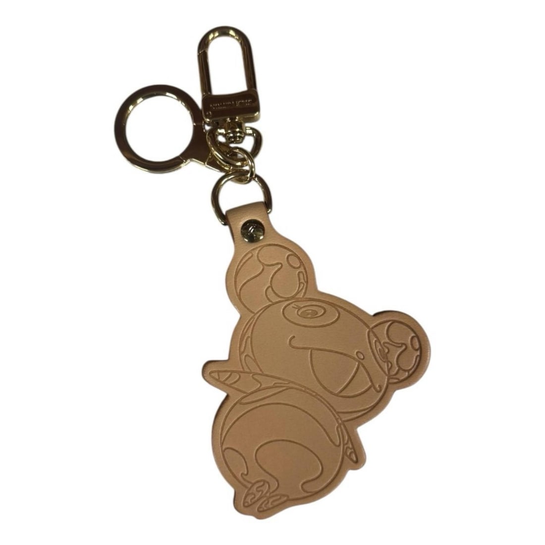 Louis Vuitton x Takashi Murakami Collaboration Portefeuille Panda Monogram Charm, Natural Leather: --- Catalog ---Category: SizeSize (HxWxD): 1.5cm x 6.50mm / 0.59'' x 0.25''Category: DesignColor: BrownGender: Men,WomenMaterial: LeatherCategory: GeneralBrand: Louis Vuitton--- Item List ---Section: