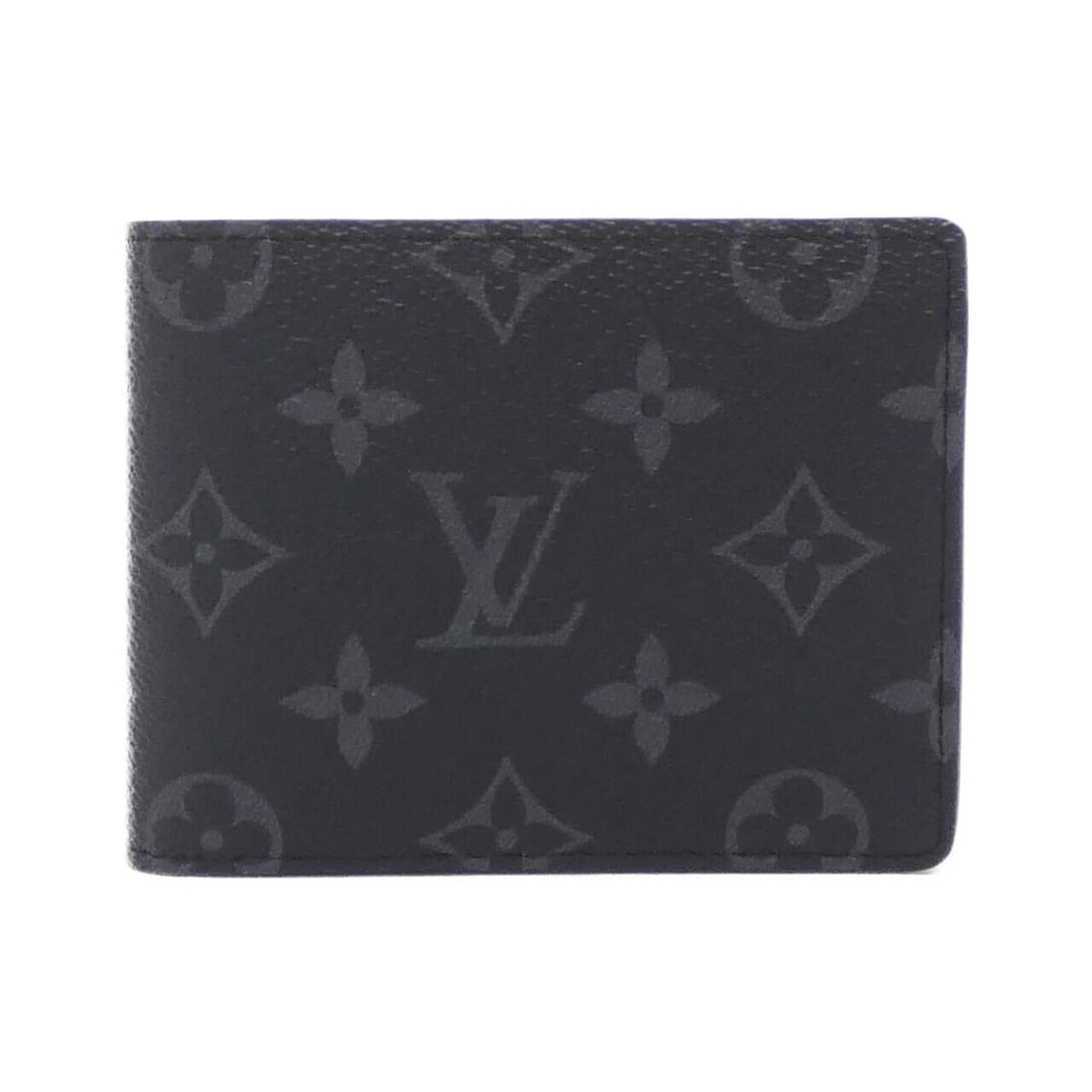 Louis Vuitton Monogram Eclipse Portefeuille Multiple M61695 Billfold: --- Catalog ---Category: SizeSize (HxWxD): 9cm x 11cm x 2cm / 3.54'' x 4.33'' x 0.78''Category: DesignType: Bill wallet (bi-fold)Color: Black, Monogram EclipseGender: MenMaterial: Monogram Eclipse Cat