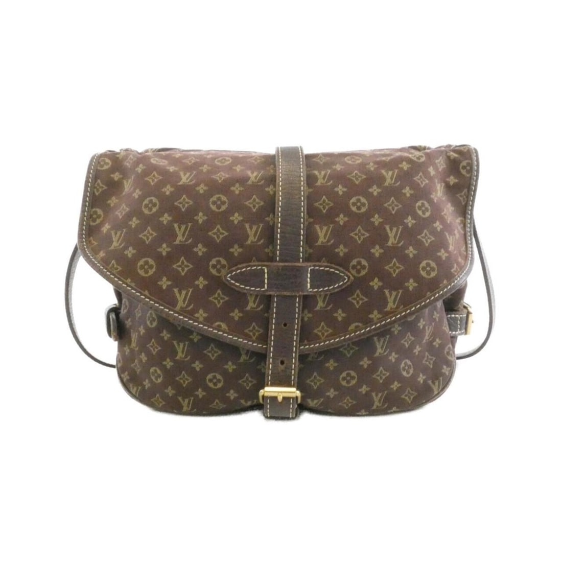 Louis Vuitton Monogram Mini Lin Saumur 30cm M95227 Shoulder Bag: --- Catalog ---Category: SizeSize (HxWxD): 20cm x 30cm x 9cm / 7.87'' x 11.81'' x 3.54''Category: DesignType: Shoulder bagColor: EbeneGender: WomenMaterial: Monogram Mini Category: GeneralBrand: Louis