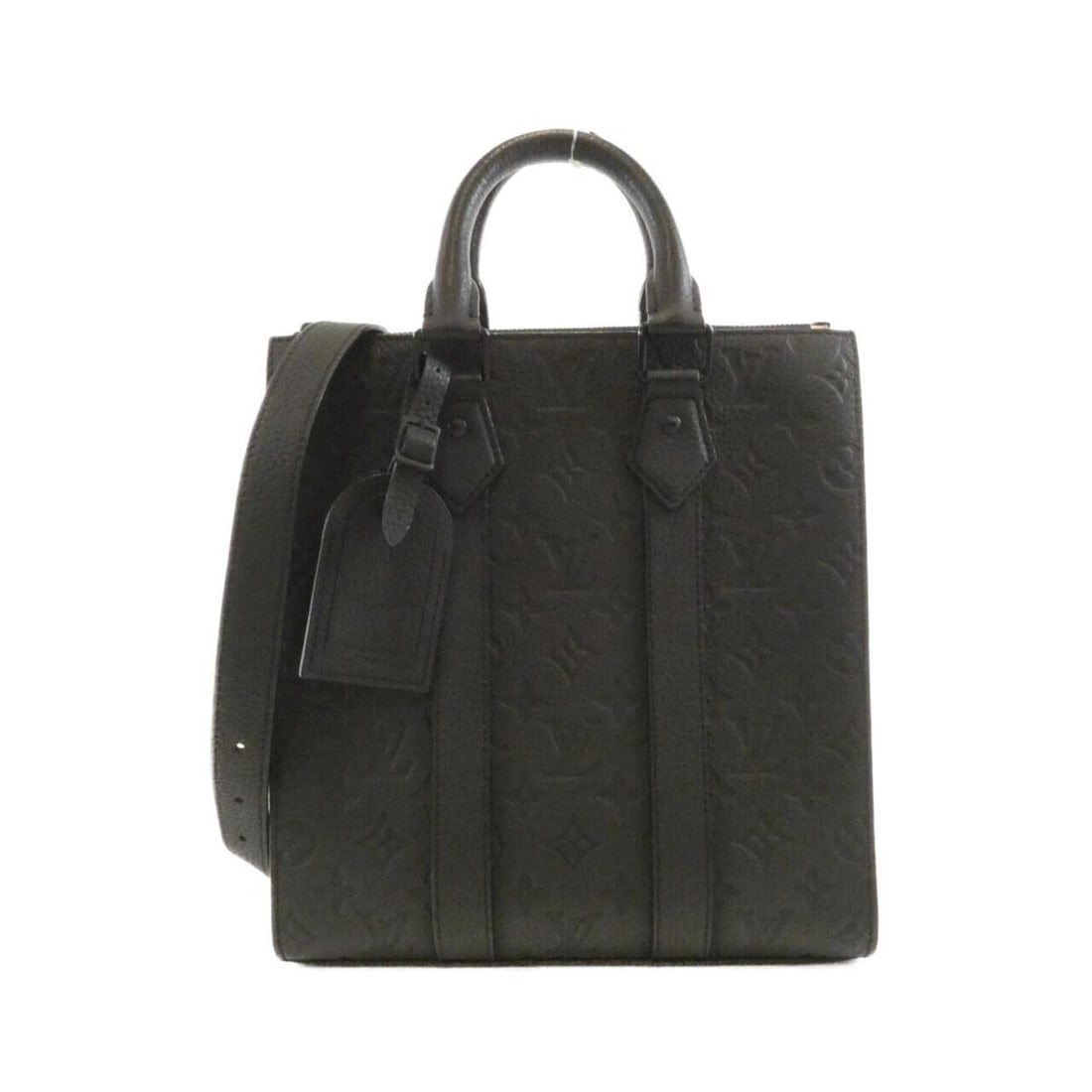 Louis Vuitton Taurillon Monogram Sac Plat Cross M21884 Handbag: --- Catalog ---Category: SizeSize (HxWxD): 28cm x 26cm x 6cm / 11.02'' x 10.23'' x 2.36''Category: DesignType: HandbagColor: BlackGender: WomenMaterial: Leather Leather/Fur Type: Calf leatherCategory: