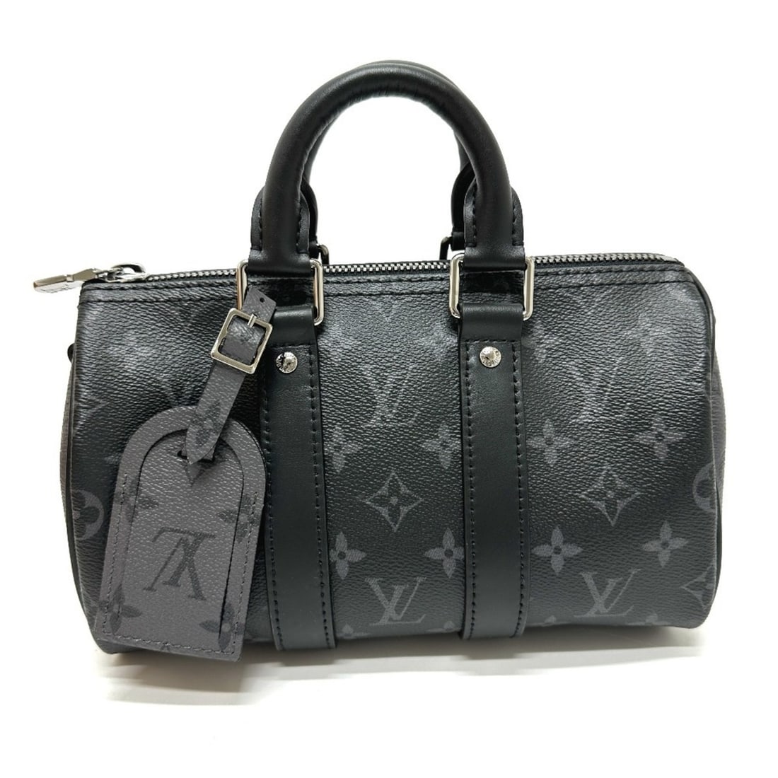 LOUIS VUITTON M46271 Keepall Bandoulière 25 2-Way Bag, Shoulder Crossbody Monogram Eclipse Canvas,: --- Catalog ---Category: SizeSize (HxWxD): 15cm x 24cm x 11cm / 5.9'' x 9.44'' x 4.33''Category: DesignType: Shoulder bagColor: BlackGender: MenMaterial: Monogram Eclipse Category: GeneralMPN: ?46271B