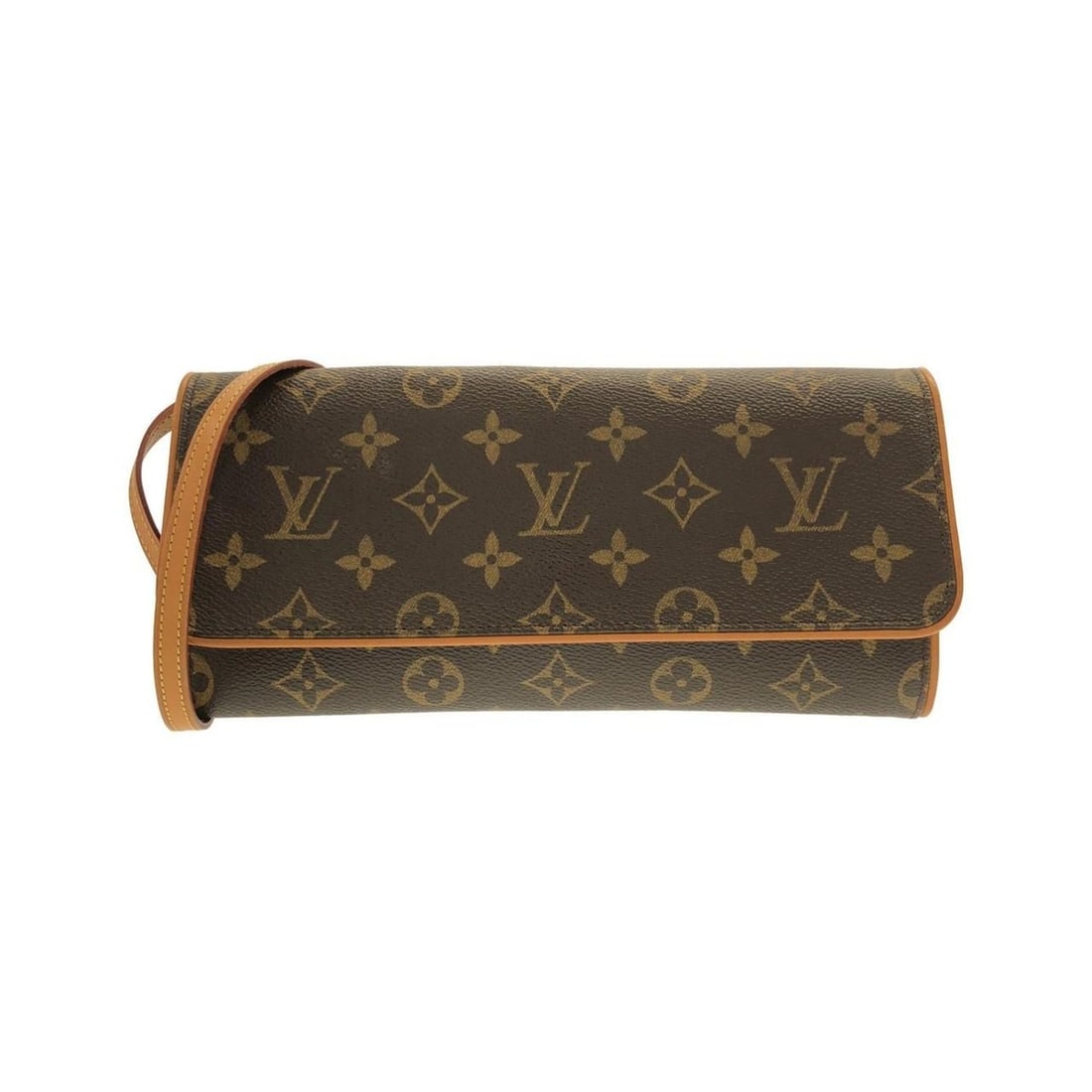 Louis Vuitton Monogram Pochette Twin GM M51852 Shoulder Bag: --- Catalog ---Category: SizeSize (HxWxD): 12.5cm x 24.5cm x 2cm / 4.92'' x 9.64'' x 0.78''Category: DesignType: Pochette, Shoulder bagColor: MarronGender: WomenMaterial: Coated canvas Category: Gener
