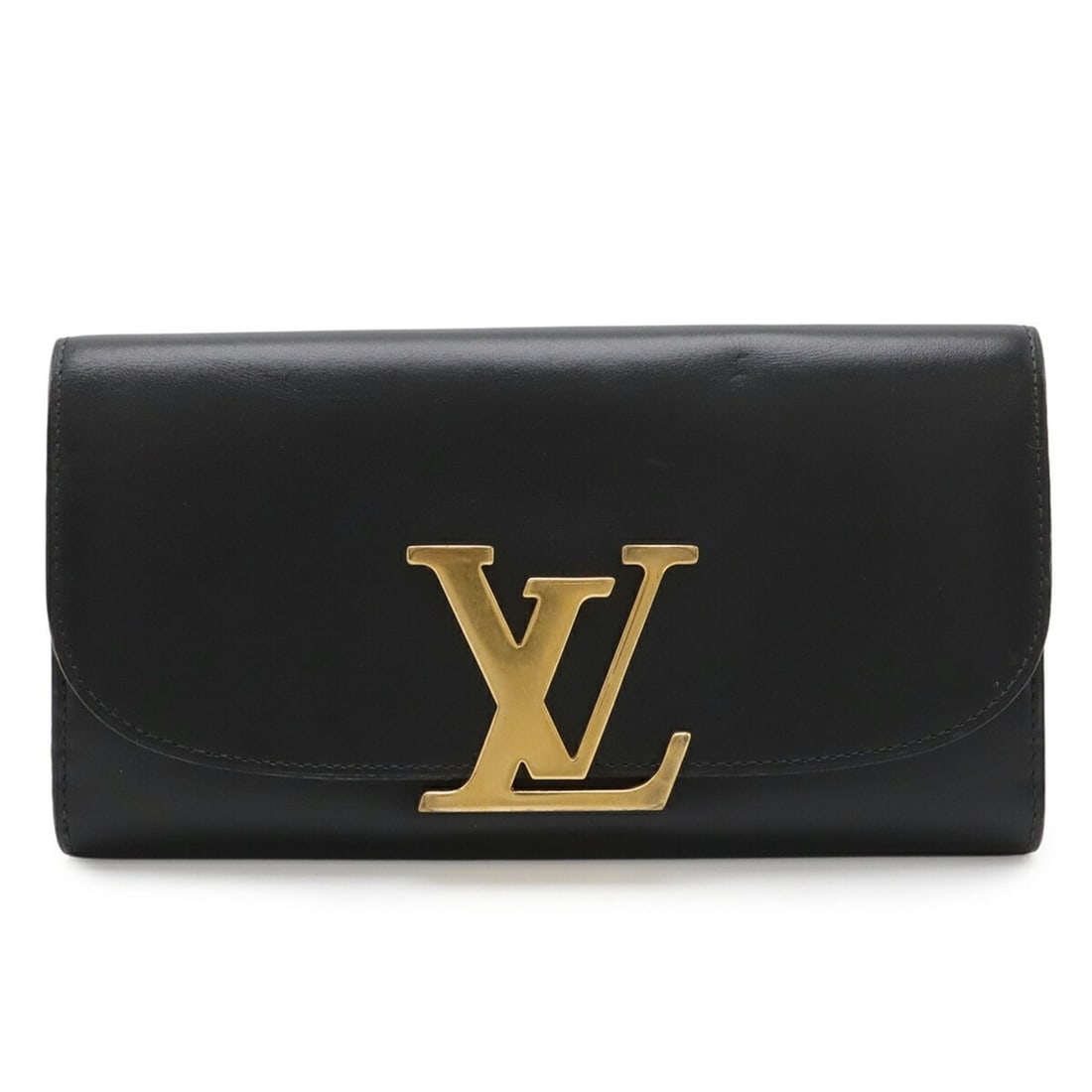 LOUIS VUITTON Louis Vuitton Parnasséa Portefeuille Vivienne Bi-fold Long Wallet Leather Noir Black (1 of 11)
