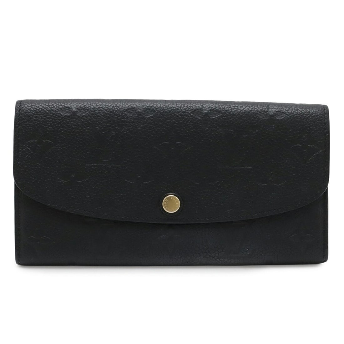 LOUIS VUITTON Louis Vuitton Monogram Empreinte Portefeuille Emilie Bi-fold Long Wallet Noir Black (1 of 9)