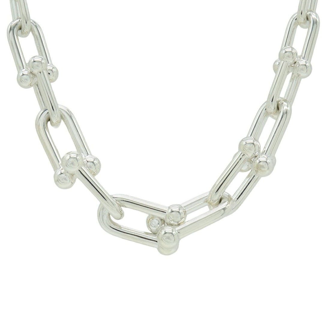 TIFFANY&Co. Tiffany HardWear Graduated Link Necklace Choker Ag925 SV925 Silver 60153092: --- Catalog ---Category: SizeNeck Circumference: 45 cm / 17.71''Category: DesignMetal: SilverGender: Women,Men,UnisexMetal Purity: Silver925Necklace Type: NecklaceCategory: GeneralBrand: Tiffany--- It