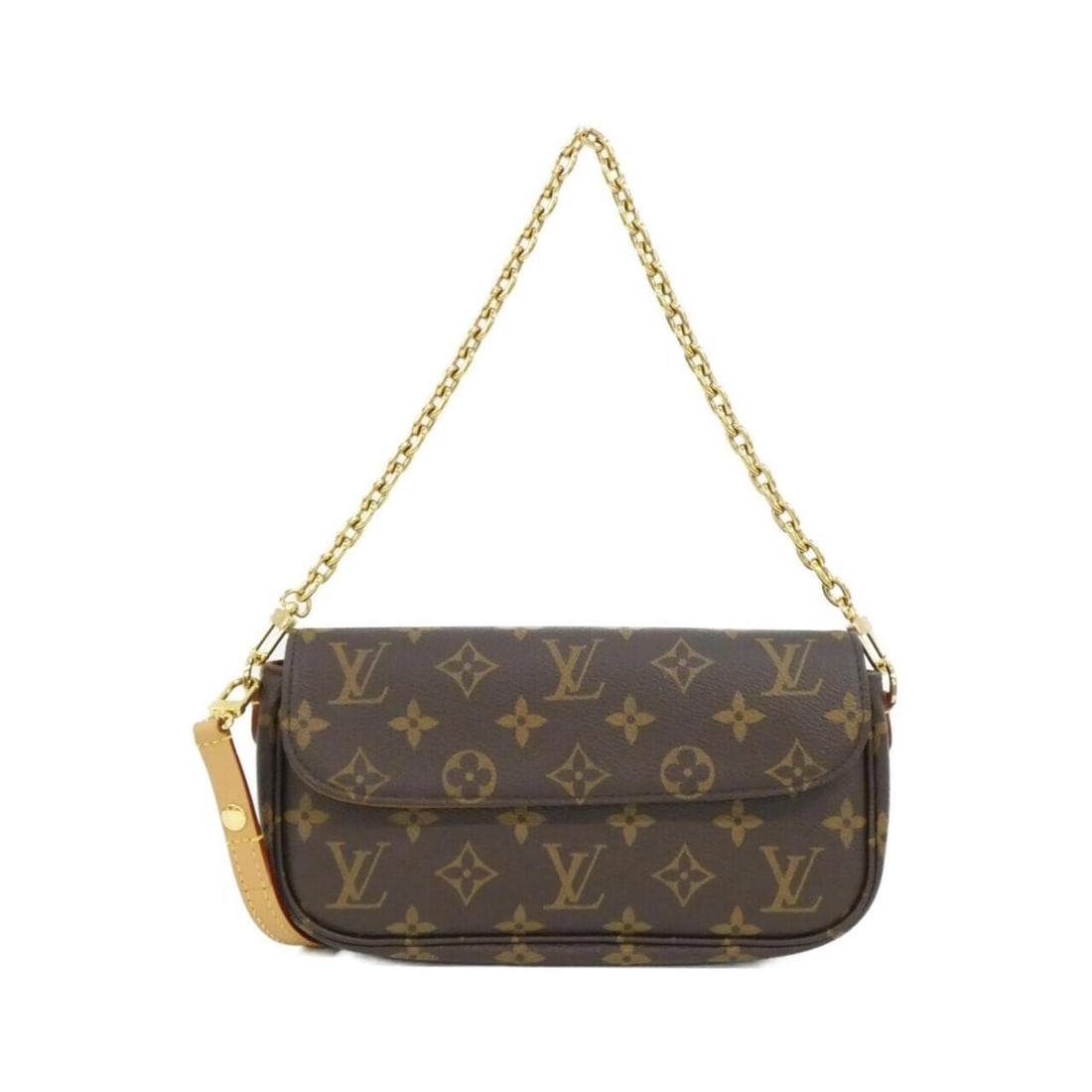 Louis Vuitton Monogram Wallet on Chain Ivy M81911 Shoulder Bag: --- Catalog ---Category: SizeSize (HxWxD): 12cm x 23cm x 4cm / 4.72'' x 9.05'' x 1.57''Category: DesignType: Shoulder bagColor: MarronGender: WomenMaterial: Coated canvas Hardware Color: