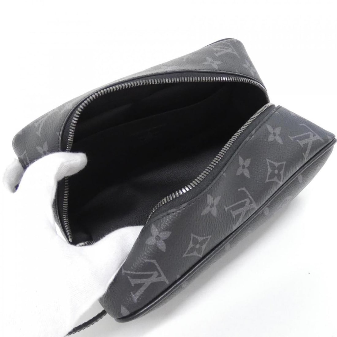 Louis Vuitton Monogram Eclipse Locker Dopp Kit M83113 Handbag Pouch - 5