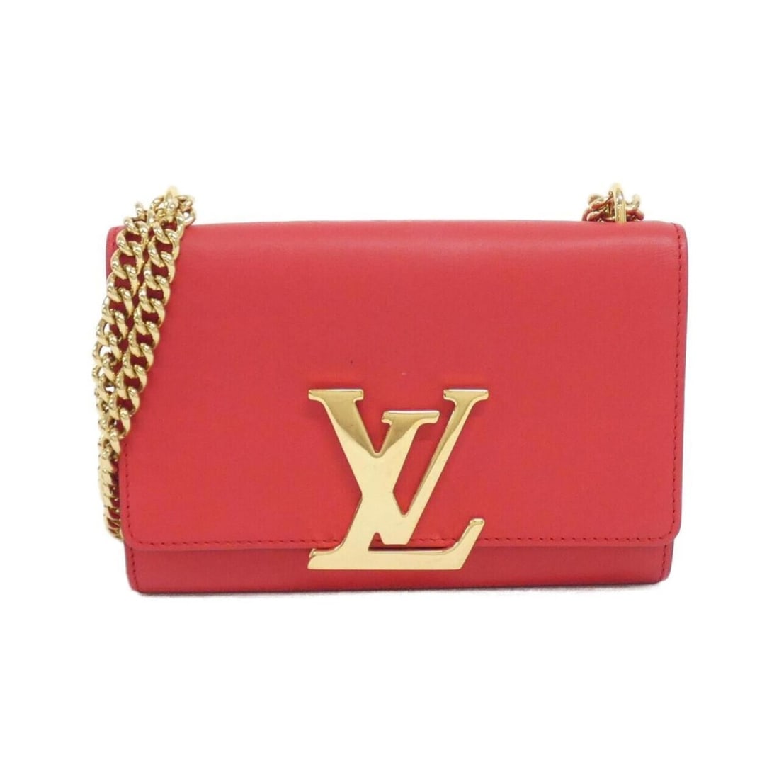 Louis Vuitton Pochette Louise MM M41280 Shoulder Bag: --- Catalog ---Category: SizeSize (HxWxD): 15cm x 21cm x 3cm / 5.9'' x 8.26'' x 1.18''Category: DesignType: Pochette, Shoulder bagColor: RougeGender: Men,WomenMaterial: Leather Hardware Color: GoldLea