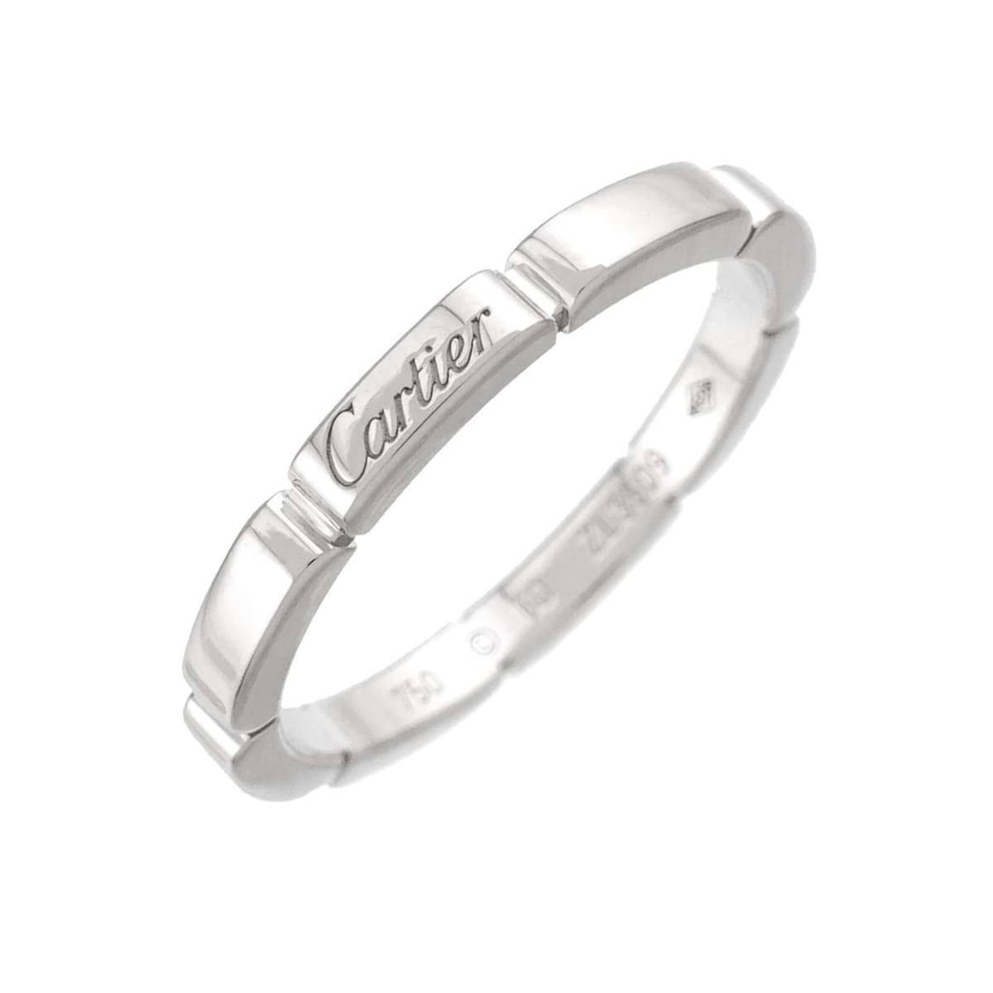 Cartier Maillon Panthère Ring #60, 18K WG (White Gold 750) (1 of 9)