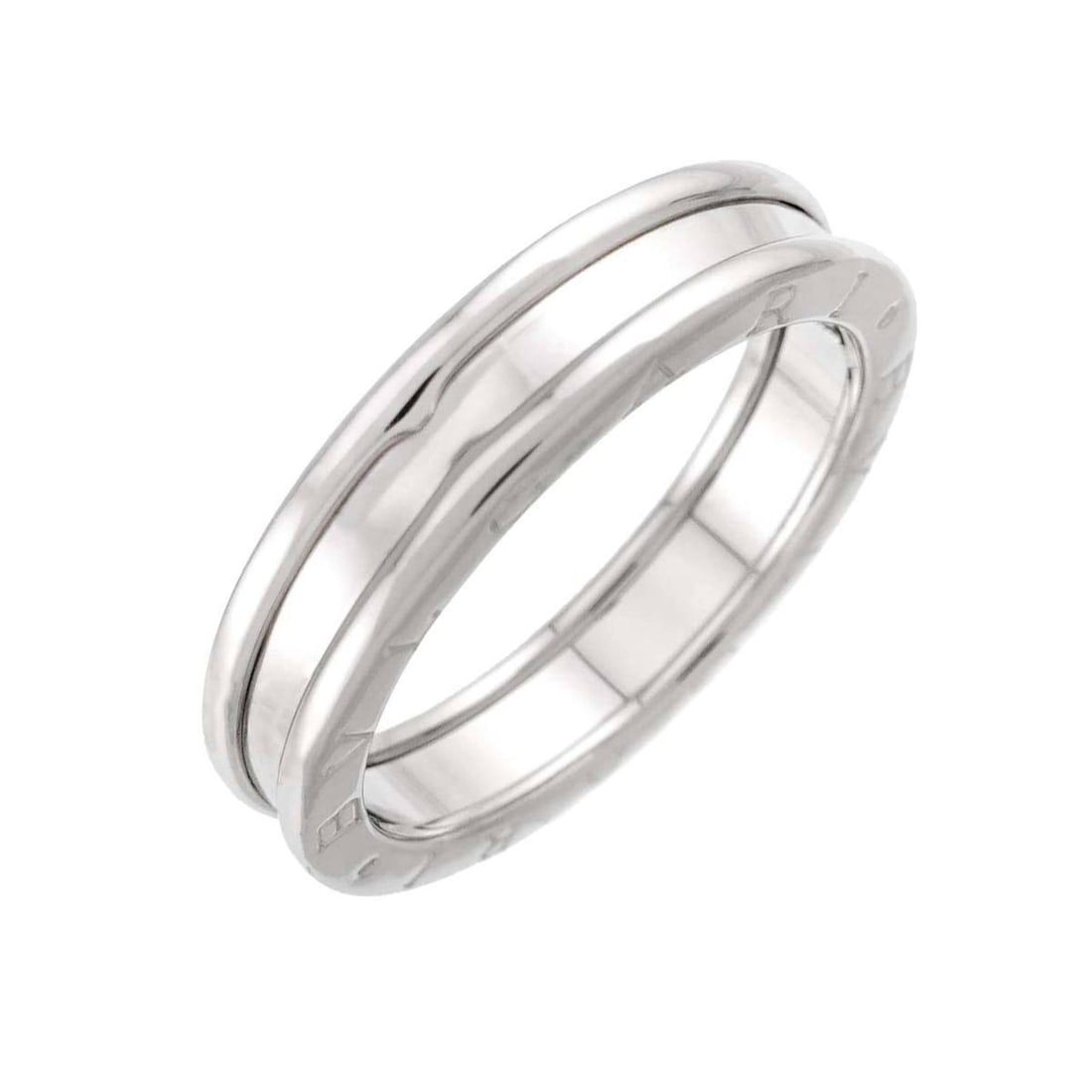 Bulgari BVLGARI B-ZERO1 1-band ring #61 18K WG White Gold 750 (1 of 13)