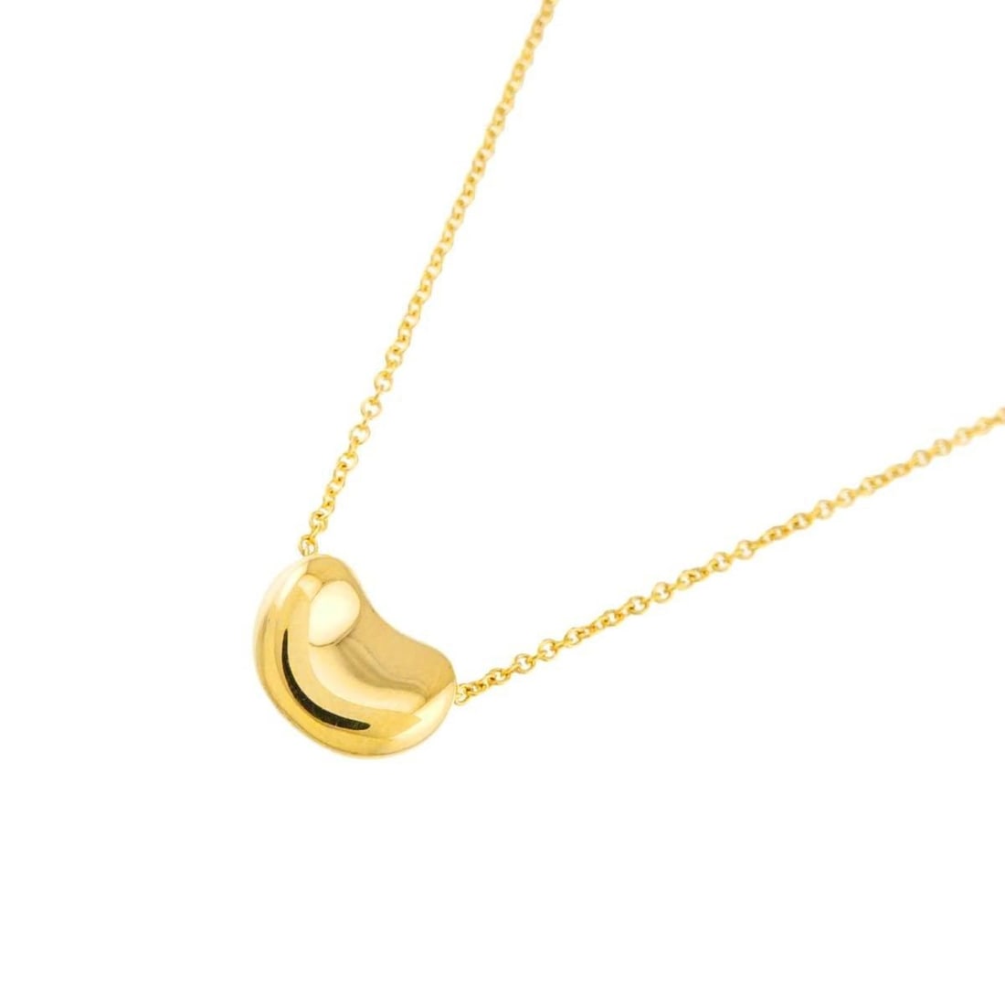 Tiffany & Co. Bean Necklace, 40cm, 18K Yellow Gold (750): --- Catalog ---Category: SizePendant Size: 7.7mm x 10.8mm / 0.3'' x 0.42''Neck Circumference: 40 cm / 15.74''Category: DesignColor: GoldGender: WomenMaterial: Yellow gold (18K)Necklace Type: NecklaceC