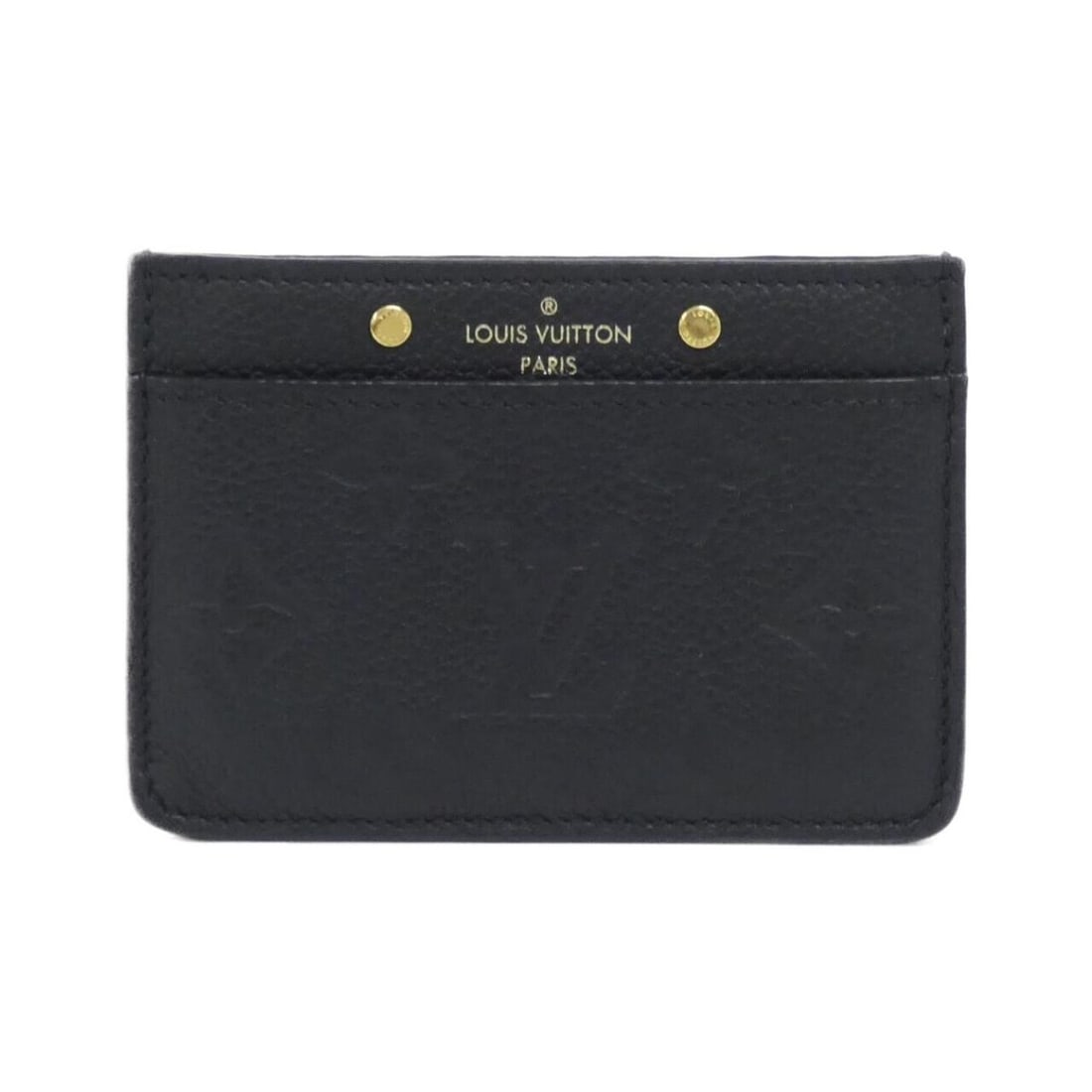 Louis Vuitton Monogram Empreinte Porte Cartes Simple M69171 Business Card Holder/Card Case: --- Catalog ---Category: DesignType: Business card caseColor: Black, MonogramGender: WomenMaterial: Leather Category: GeneralMPN: M69171Brand: Louis VuittonCategory: Physical PropertiesSize (HxWxD): 8