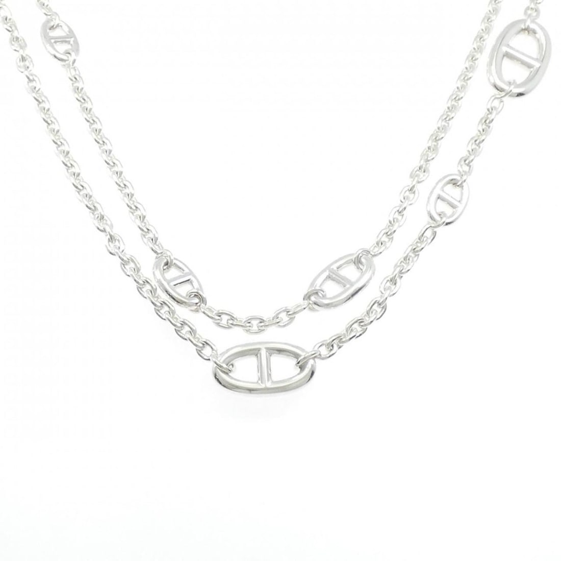 Hermes Farandole Necklace: --- Catalog ---Category: SizeWidth: 3.9mm / 0.15''Weight: 95.9g / 3.38oz.Neck Circumference: 117 cm / 46.06''Category: DesignGender: WomenMaterial: Silver 925Necklace Type: NecklaceCategory: GeneralBr