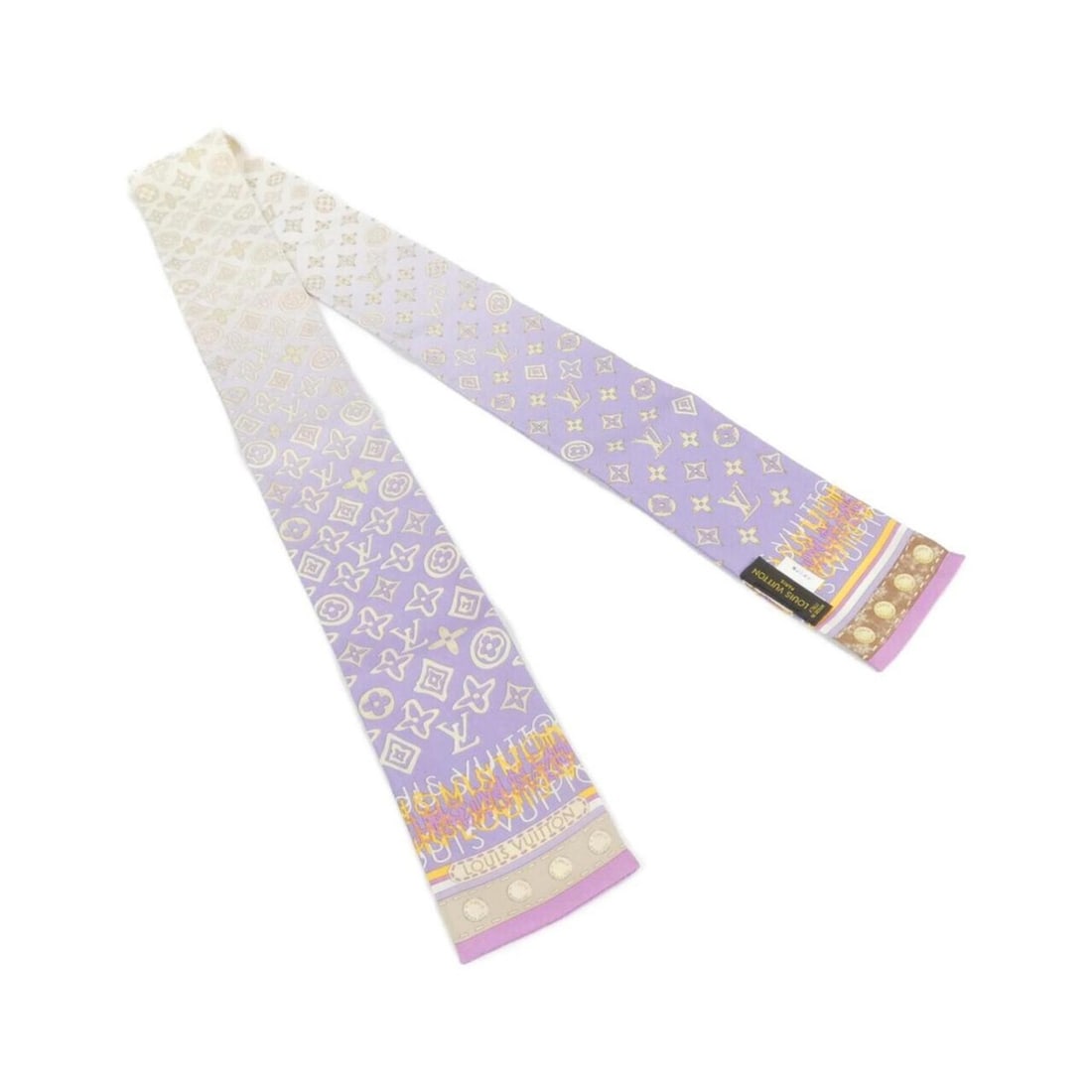 Louis Vuitton Bandeau Monogram Map M74871 Scarf/Muffler: --- Catalog ---Category: SizeSize (LxW): 7cm x 1.2m / 2.75'' x 47.24''Category: DesignType: ScarfColor: Lilac, PurpleGender: Men,WomenMaterial: Silk Category: GeneralMPN: M74871Brand: Louis Vuitton---