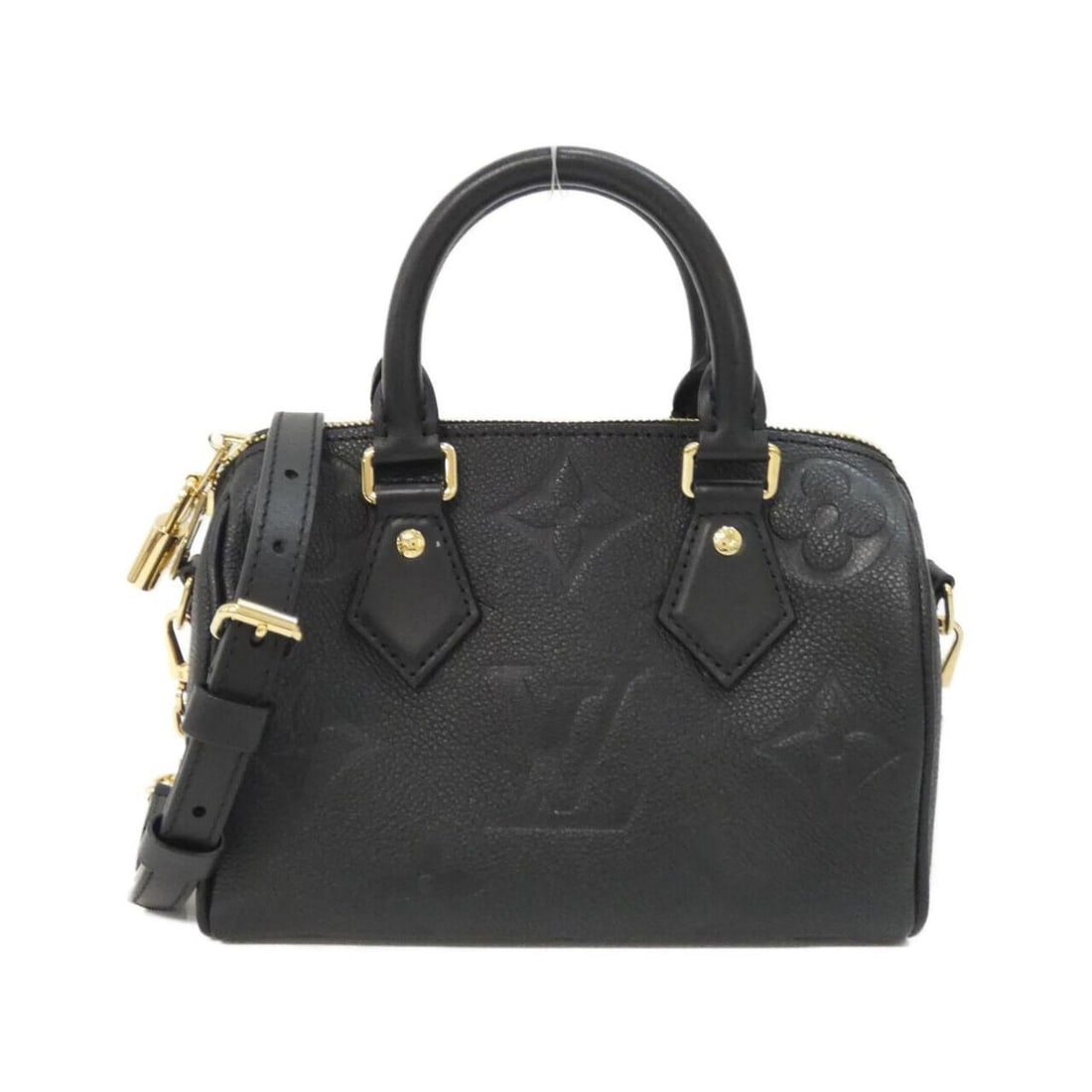 Louis Vuitton Monogram Empreinte Speedy Bandoulière 20cm M58953 Boston Bag: --- Catalog ---Category: SizeSize (HxWxD): 15cm x 20cm x 12cm / 5.9'' x 7.87'' x 4.72''Category: DesignType: Boston bagColor: BlackGender: Women,MenMaterial: Leather Leather/Fur Type: CalfskinCategory