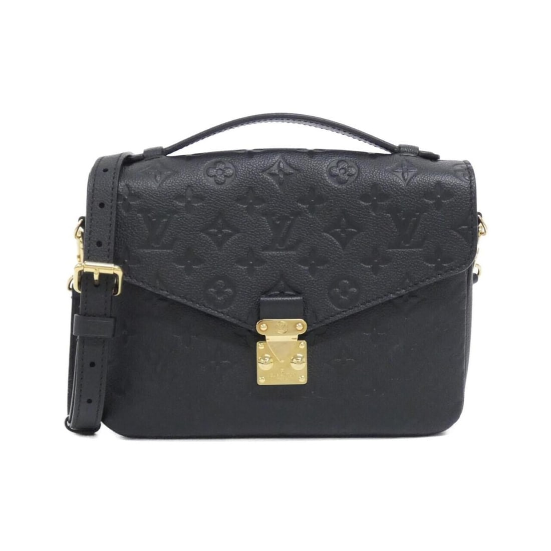Louis Vuitton Monogram Empreinte Pochette Métis MM M41487 Handbag: --- Catalog ---Category: SizeSize (HxWxD): 18cm x 24cm x 6cm / 7.08'' x 9.44'' x 2.36''Category: DesignType: Handbag, PochetteColor: BlackGender: Women,MenMaterial: Leather Leather/Fur Type: CalfskinC