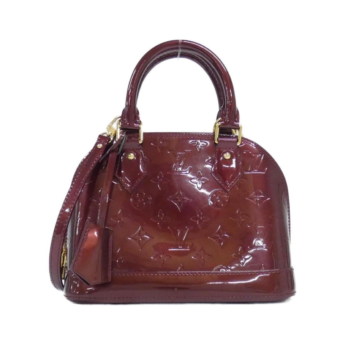 Louis Vuitton Vernis Alma BB M91676 Handbag: --- Catalog ---Category: SizeSize (HxWxD): 19cm x 25cm x 12cm / 7.48'' x 9.84'' x 4.72''Category: DesignType: HandbagColor: Rouge fauvisteGender: WomenHardware Color: GoldCategory: GeneralMPN: M91676B