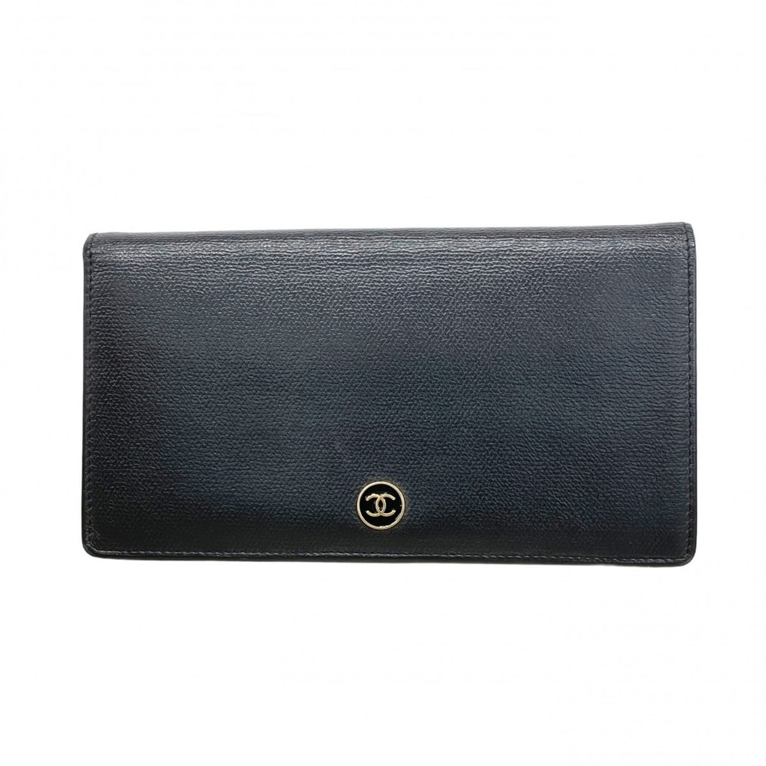 Chanel Long Wallet, Coco Button, Leather, Black, Women's, P2528473: --- Catalog ---Category: SizeSize (HxWxD): 10.5cm x 18.5cm x 1.5cm / 4.13'' x 7.28'' x 0.59''Category: DesignType: Long wallet (bi-fold)Color: BlackGender: WomenMaterial: Leather Category: GeneralBran