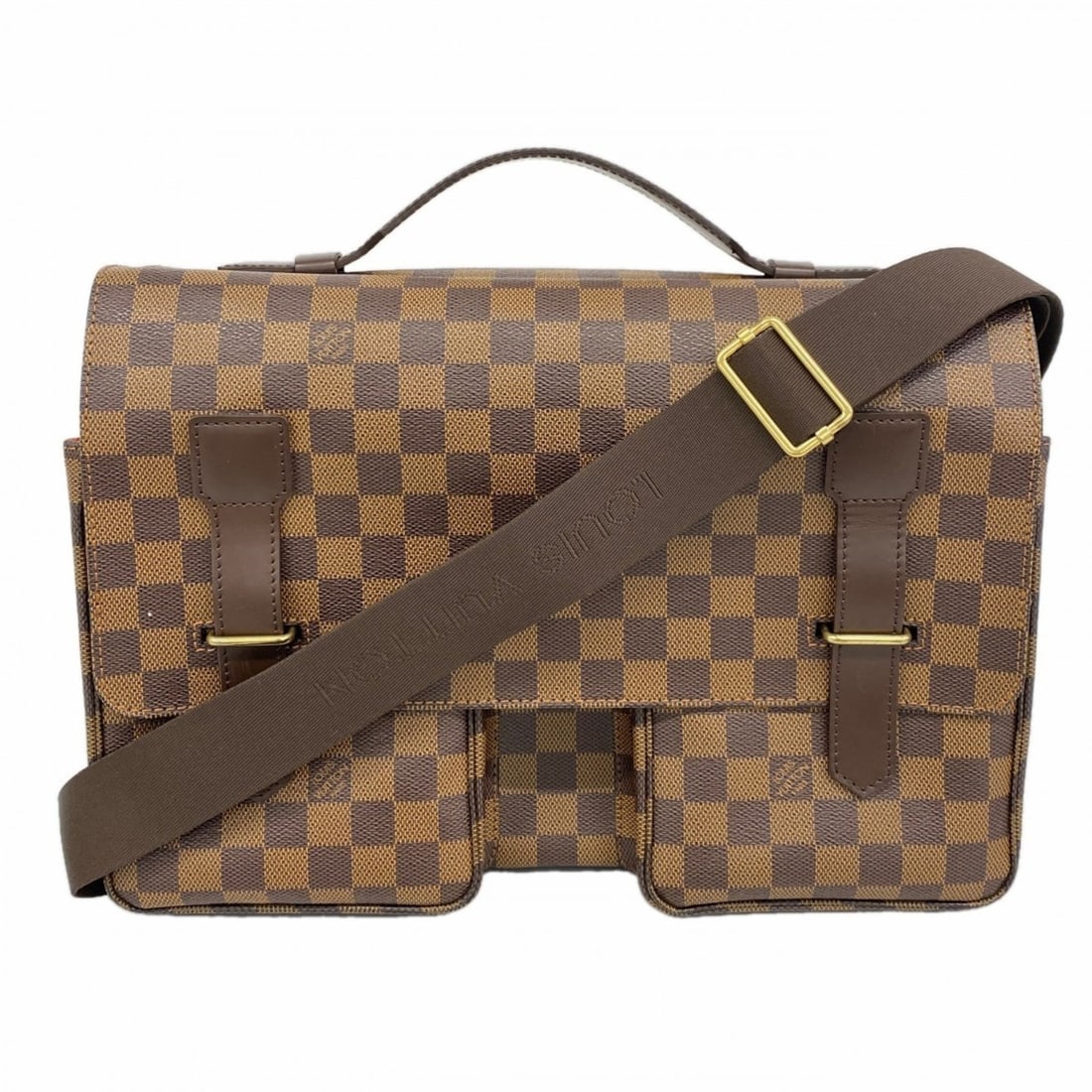 Louis Vuitton Damier Broadway Handbag N42270 Ebene 2-way bag for men and women P2506447: --- Catalog ---Category: SizeSize (HxWxD): 25cm x 35cm x 12cm / 9.84'' x 13.77'' x 4.72''Category: DesignType: HandbagColor: EbeneGender: Men,WomenCategory: GeneralMPN: N42270Brand: Louis Vuitton--- I