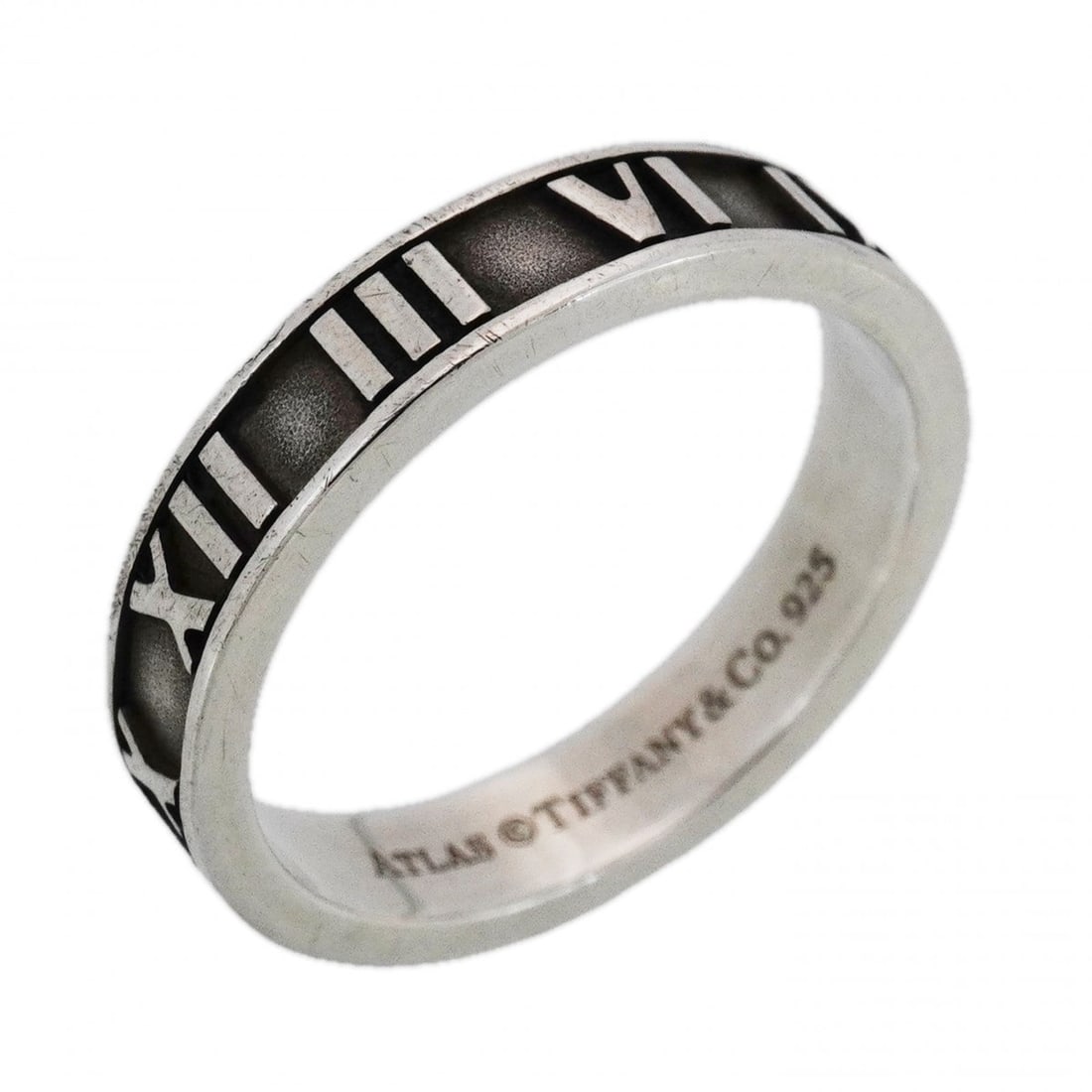 Tiffany & Co. Atlas Ring, Sterling Silver 925, Size 12.5 (Women's): --- Catalog ---Category: SizeJP Size: 12.5US Size: 6.5Category: DesignType: Band ringGender: WomenMaterial: Silver 925Category: GeneralBrand: Tiffany--- Item List ---Section: ConditionRanking: Rank AB