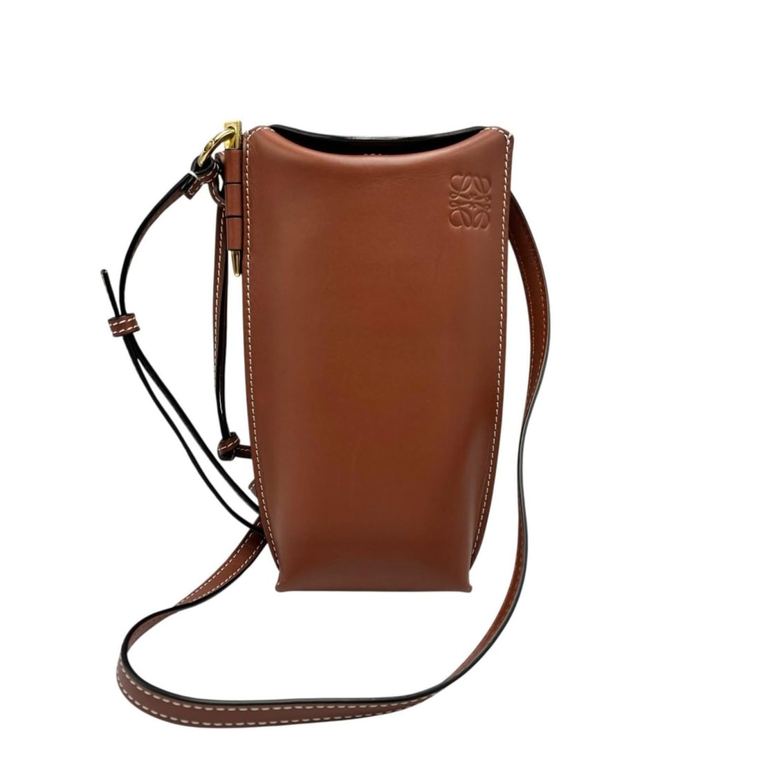 Loewe LOEWE Shoulder Bag Gate Pocket Leather Brown Women's: --- Catalog ---Category: SizeSize (HxWxD): 19cm x 8cm x 3.5cm / 7.48'' x 3.14'' x 1.37''Category: DesignType: Shoulder bagColor: BrownGender: WomenMaterial: Leather Category: GeneralBrand: Loewe--- It