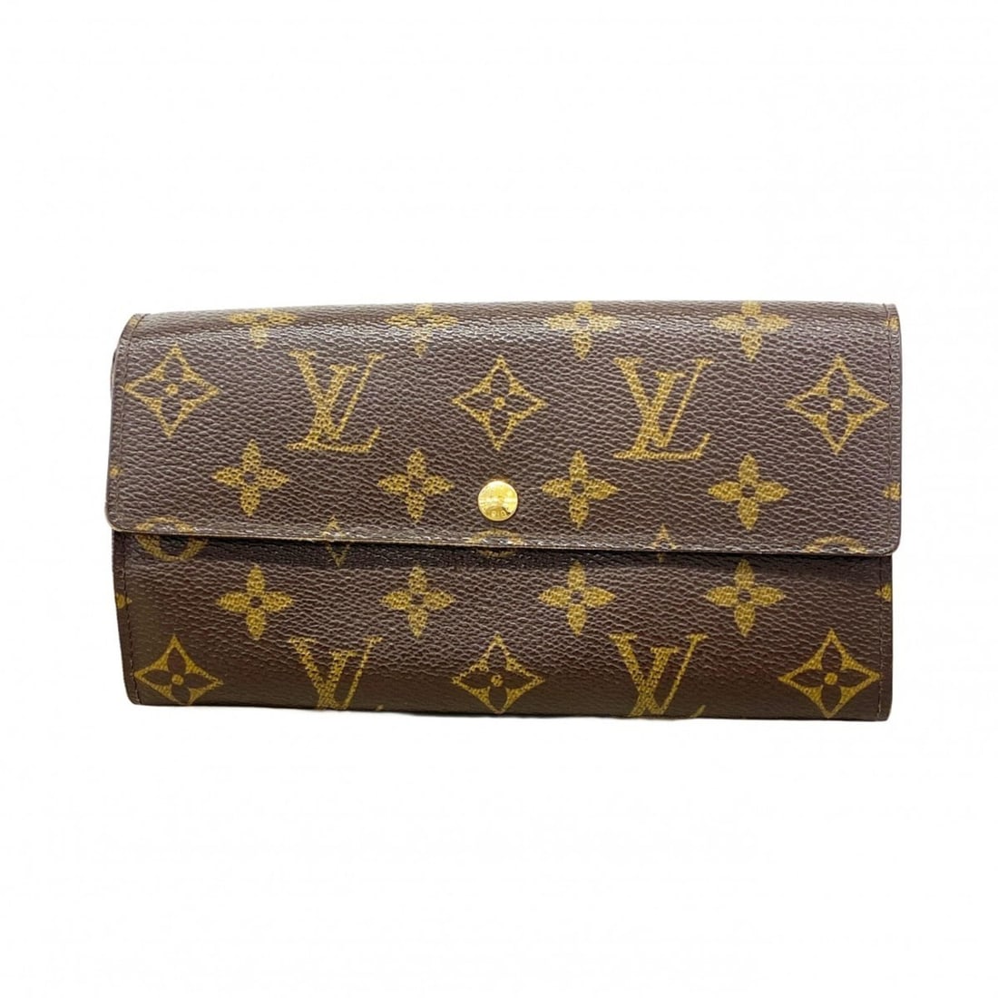 Louis Vuitton Monogram Pochette Portemonnaie Credit Long Wallet M61726 Brown Women's: --- Catalog ---Category: SizeSize (HxWxD): 10.5cm x 19cm x 2cm / 4.13'' x 7.48'' x 0.78''Category: DesignType: Long wallet (bi-fold)Color: BrownGender: WomenCategory: GeneralMPN: M61726Brand: Louis Vu
