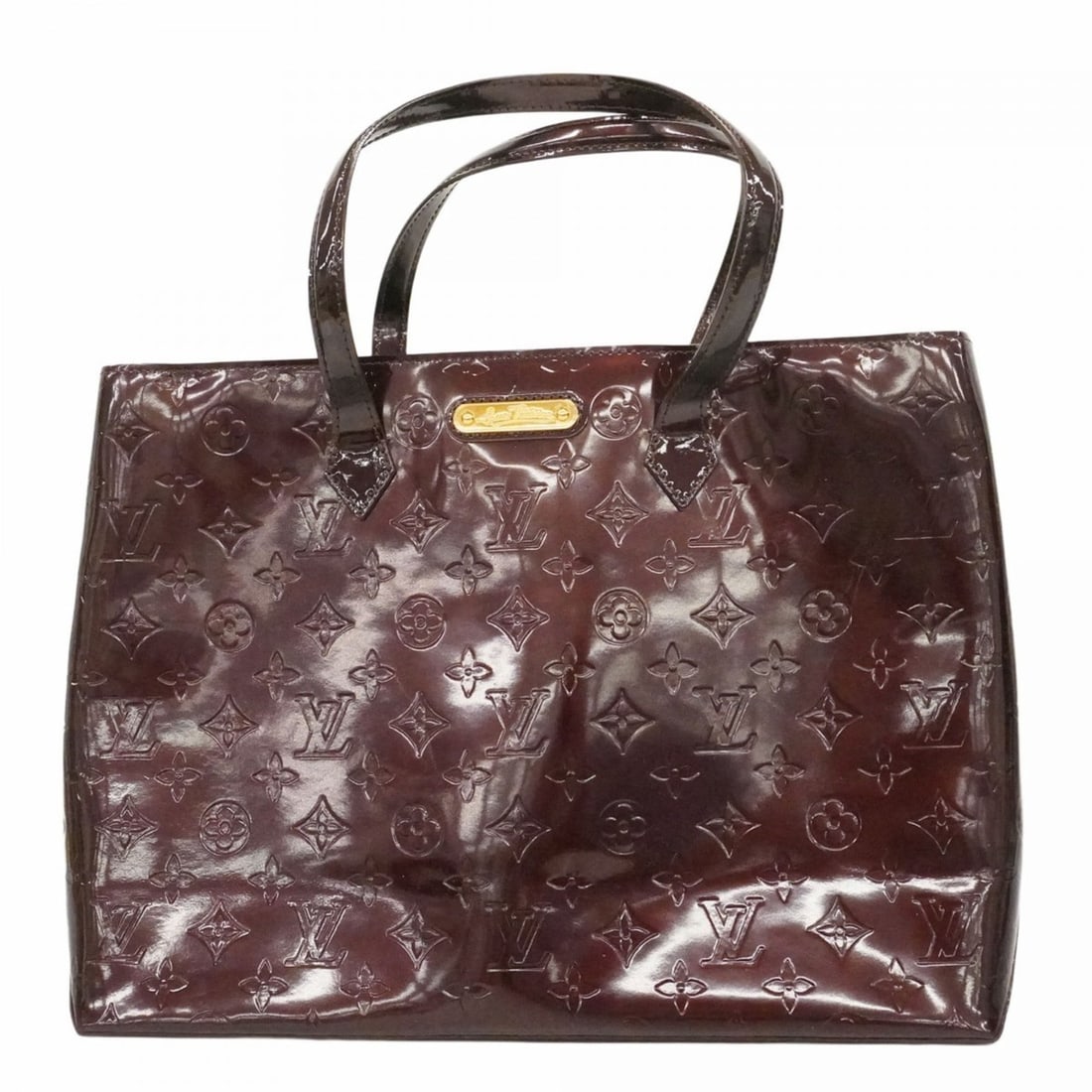 Louis Vuitton Vernis Wilshire MM Tote Bag M91645 Amarante (Women's): --- Catalog ---Category: SizeSize (HxWxD): 27cm x 35cm x 12cm / 10.62'' x 13.77'' x 4.72''Category: DesignType: Tote bagColor: AmaranteGender: WomenCategory: GeneralMPN: M91645Brand: Louis Vuitton---