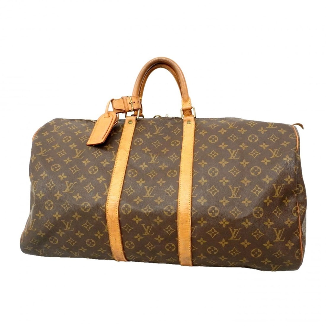 Louis Vuitton Bags - Boston Monogram Keepall 55 M41424 Brown Men's & Women's: --- Catalog ---Category: SizeSize (HxWxD): 30cm x 56cm x 25cm / 11.81'' x 22.04'' x 9.84''Category: DesignType: Boston bagColor: BrownGender: Men,WomenCategory: GeneralMPN: M41424Brand: Louis Vuitton-