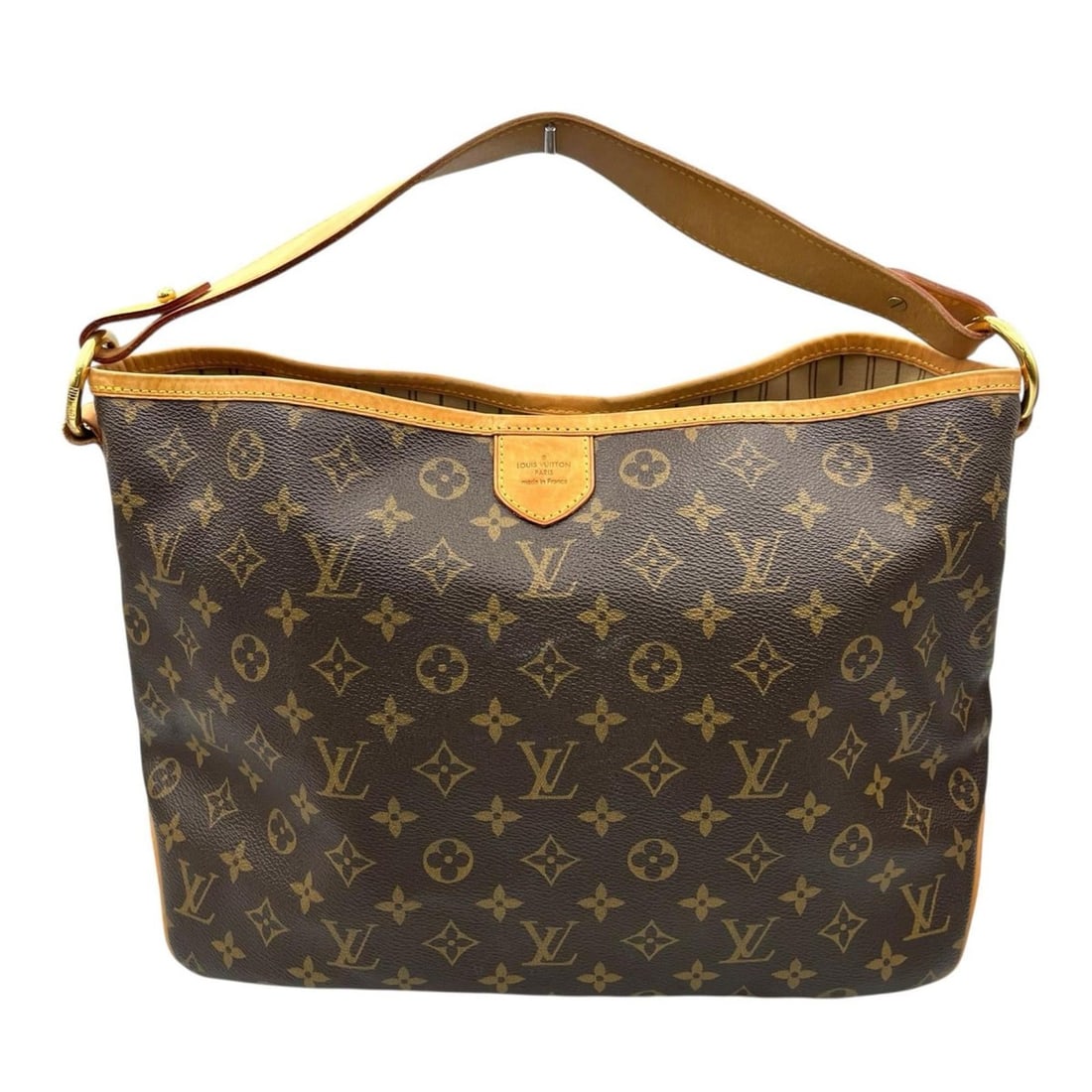 Louis Vuitton LOUIS VUITTON Delightful MM Semi-Shoulder Handbag M40353 Monogram Canvas Brown Women's (1 of 10)