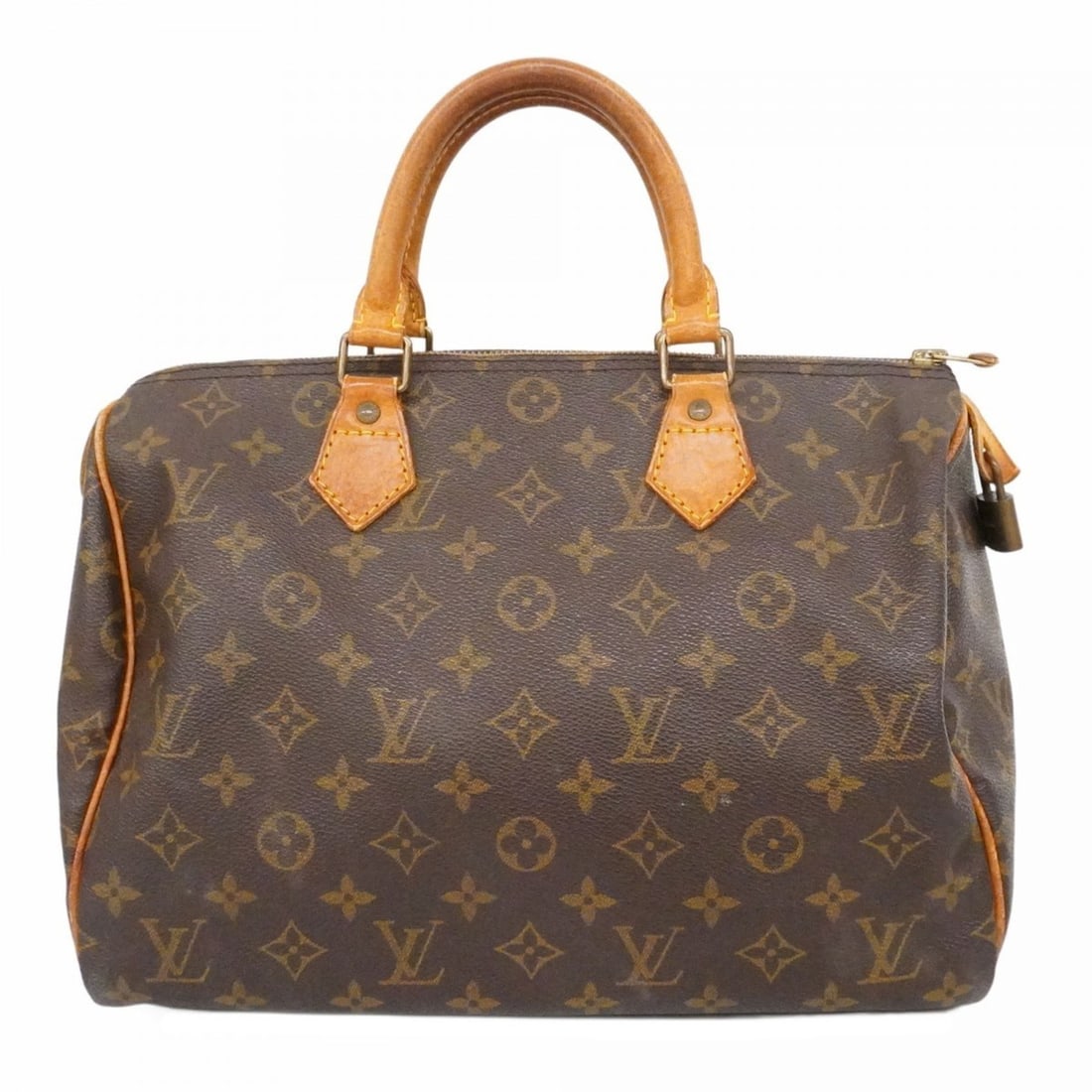 Louis Vuitton Monogram Speedy 30 Handbag M41108 Brown Women's (1 of 19)
