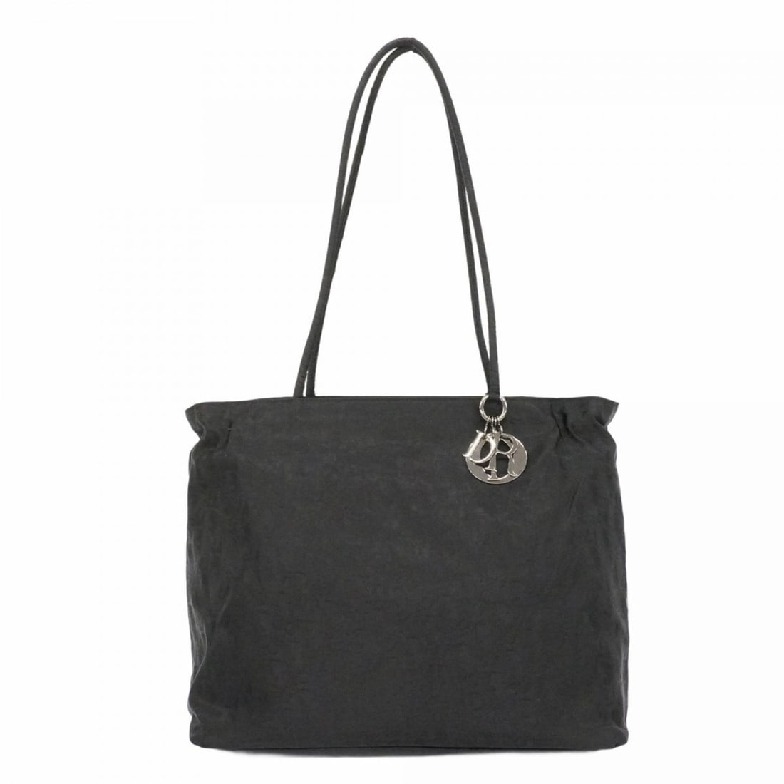 Christian Dior Trotter Nylon Shoulder Bag, Black, Women's: --- Catalog ---Category: SizeSize (HxWxD): 30cm x 35cm x 11cm / 11.81'' x 13.77'' x 4.33''Category: DesignType: Shoulder bagColor: BlackGender: WomenMaterial: Nylon Hardware Color: SilverCategory: Gen