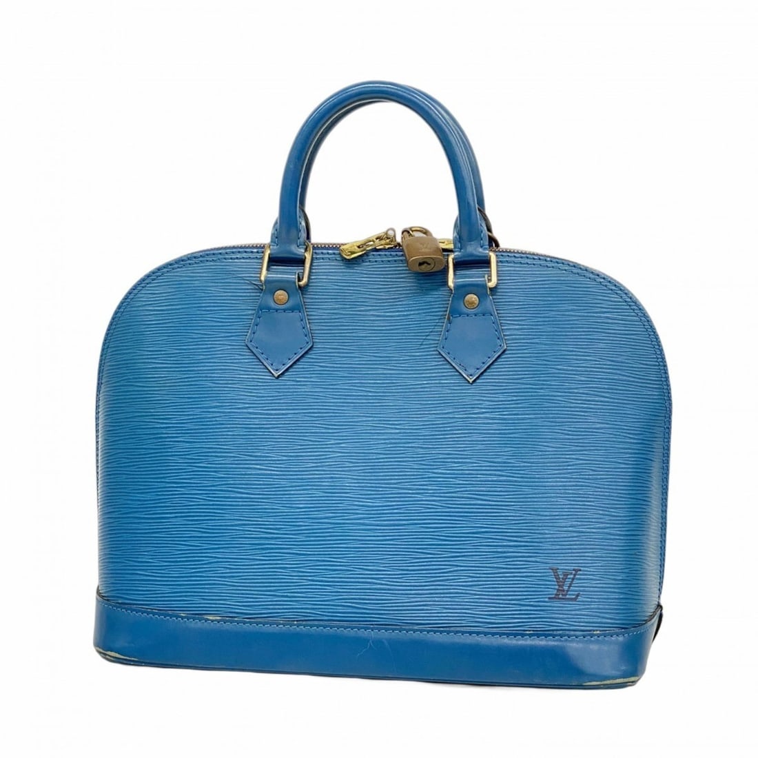 Louis Vuitton Alma Epi Handbag M52145 Toledo Blue (Women's): --- Catalog ---Category: SizeSize (HxWxD): 24cm x 30cm x 16cm / 9.44'' x 11.81'' x 6.29''Category: DesignType: HandbagColor: Toledo blueGender: WomenCategory: GeneralMPN: M52145Brand: Louis Vuitton---