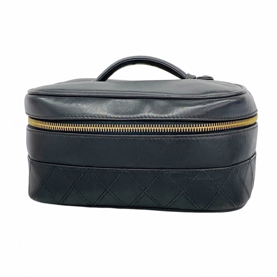 Chanel Bicolore Lambskin Handbag/Vanity Bag, Black, Women's (1 of 12)