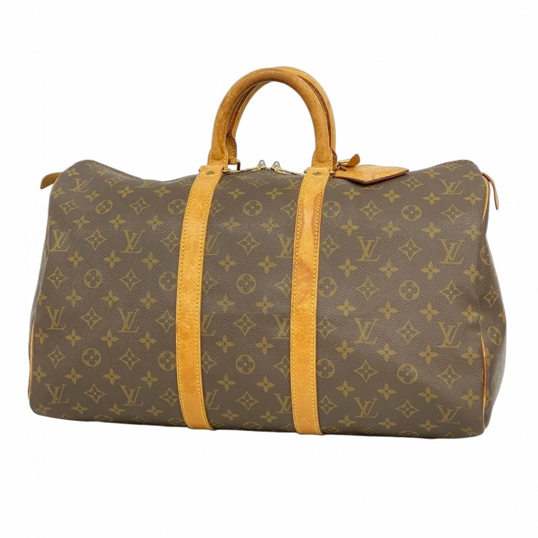 Louis Vuitton Bags - Boston Monogram Keepall 45 M41428 Brown Men's & Women's: --- Catalog ---Category: SizeSize (HxWxD): 27cm x 46cm x 20.5cm / 10.62'' x 18.11'' x 8.07''Category: DesignType: Boston bagColor: BrownGender: Men,WomenCategory: GeneralMPN: M41428Brand: Louis Vuitto