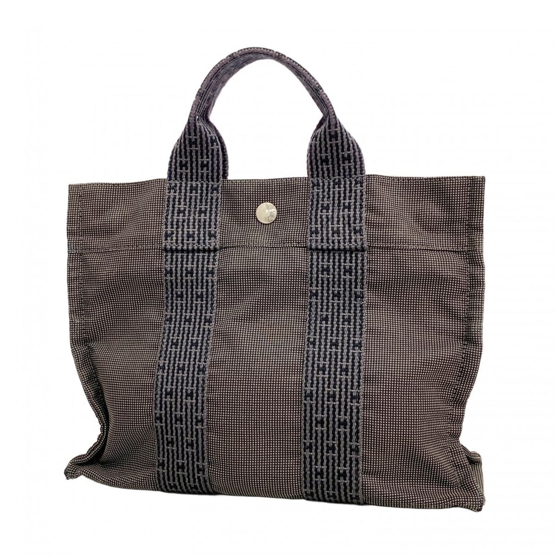 Hermes Herline PM Canvas Tote Bag, Gray, Women's: --- Catalog ---Category: SizeSize (HxWxD): 23cm x 30cm x 8.5cm / 9.05'' x 11.81'' x 3.34''Category: DesignType: Tote bagColor: GrayGender: WomenMaterial: Canvas Hardware Color: SilverCategory: General