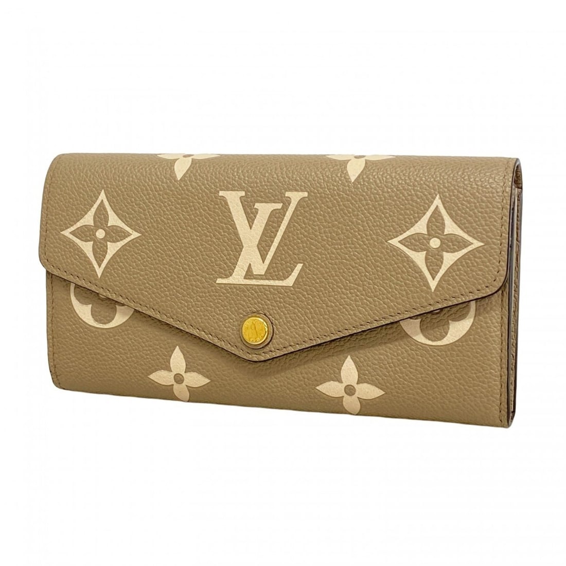 Louis Vuitton Long Wallet Monogram Empreinte Bicolor Portefeuille Sarah NM M81049 Tourtrell Cream: --- Catalog ---Category: SizeSize (HxWxD): 10.5cm x 19cm x 2.5cm / 4.13'' x 7.48'' x 0.98''Category: DesignType: Long wallet (bi-fold)Color: Clear, TourterelleGender: WomenCategory: GeneralMPN: M81049