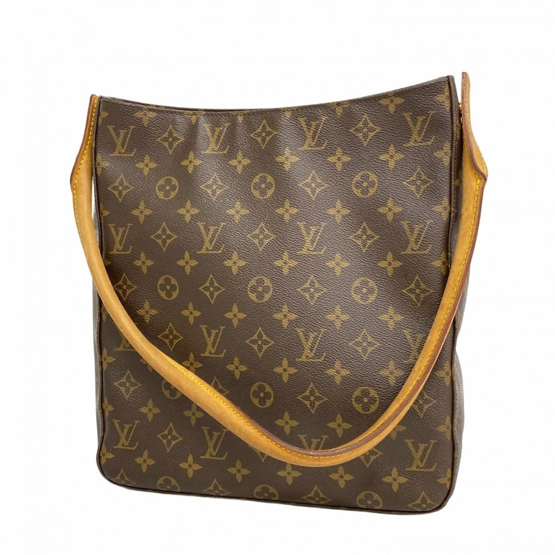 Louis Vuitton Monogram Looping GM Shoulder Bag M51145 Brown Women's (1 of 15)