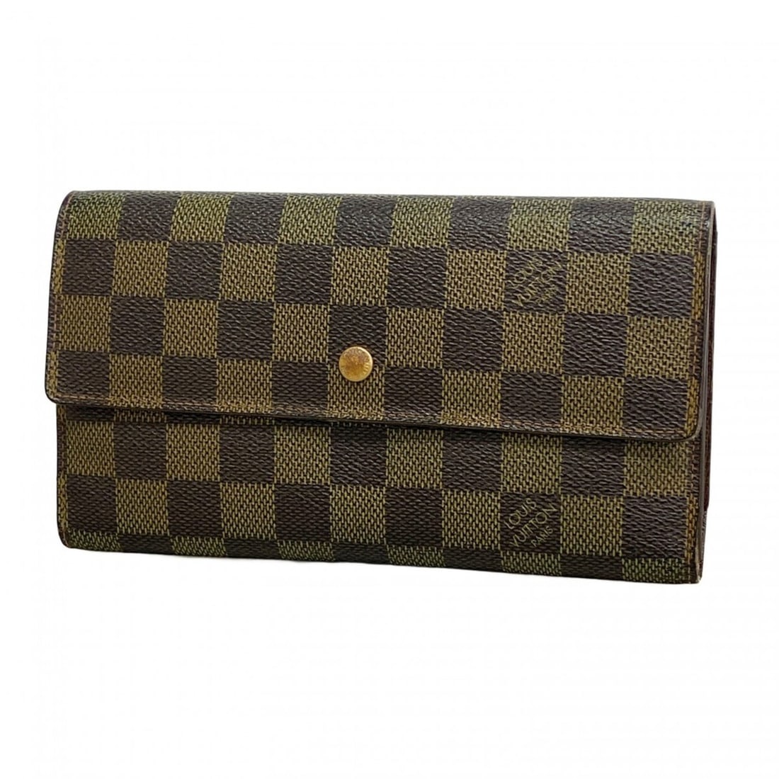 Louis Vuitton Tri-fold Long Wallet Damier Portefeuille International N61217 Ebene Men's/Women's: --- Catalog ---Category: SizeSize (HxWxD): 10.5cm x 19cm x 2cm / 4.13'' x 7.48'' x 0.78''Category: DesignType: Long wallet (tri-fold)Color: EbeneGender: Men,WomenCategory: GeneralMPN: N61217Brand: Lou
