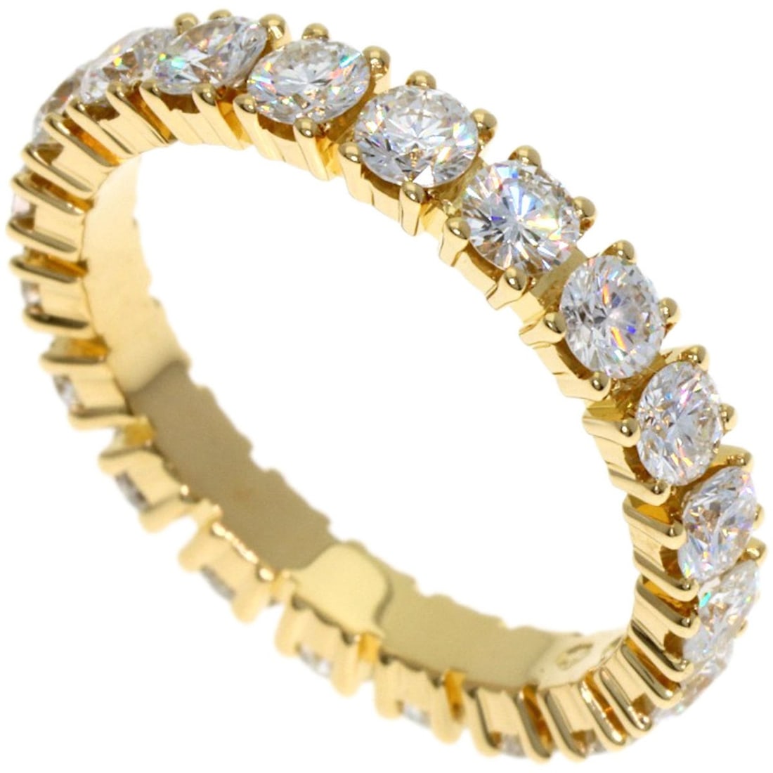 Cartier Destine Diamond #47 Ring in 18K Yellow Gold for Women: --- Catalog ---Category: SizeWidth: 3mm / 0.12''Weight: 2.4g / 0.08oz.JP Size: 7US Size: 4Category: DesignType: Band ringStone: DiamondGender: WomenMaterial: Yellow gold (18K)Weight (ct.): 1.41Categor