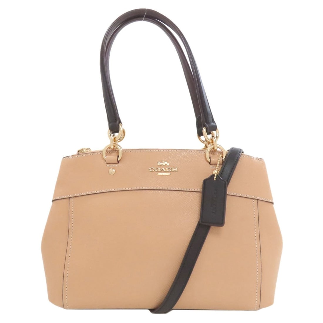 Coach F31988 2-Way Handbag PVC Women's COACH: --- Catalog ---Category: SizeSize (HxWxD): 20cm x 27cm x 10cm / 7.87'' x 10.62'' x 3.93''Strap Length: 112cm - 130cm / 44.09'' - 51.18''Handle Length: 36cm / 14.17''Category: DesignType: HandbagColor: