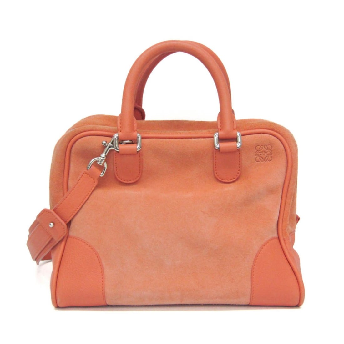 Loewe Amazona 28 Women's Suede,Leather Handbag,Shoulder Bag Orange: --- Catalog ---Category: SizeSize (HxWxD): 19cm x 28cm x 18cm / 7.48'' x 11.02'' x 7.08''Strap Length: 86cm - 130cm / 33.85'' - 51.18''Handle Length: 32cm / 12.59''Category: DesignType: Handbag, Shoul